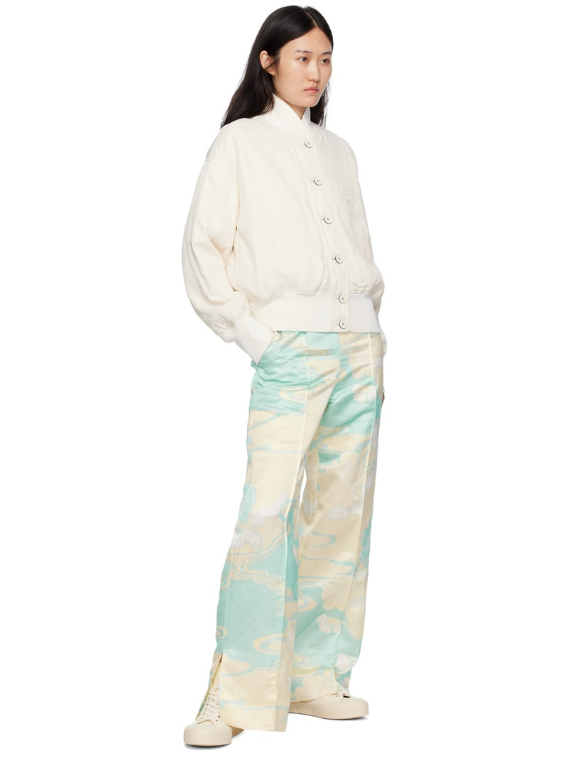 Jil Sander Off-White High-Top Sneakers outlook