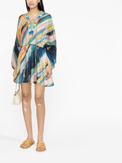 Alanui Daylight Mirage-print minidress outlook