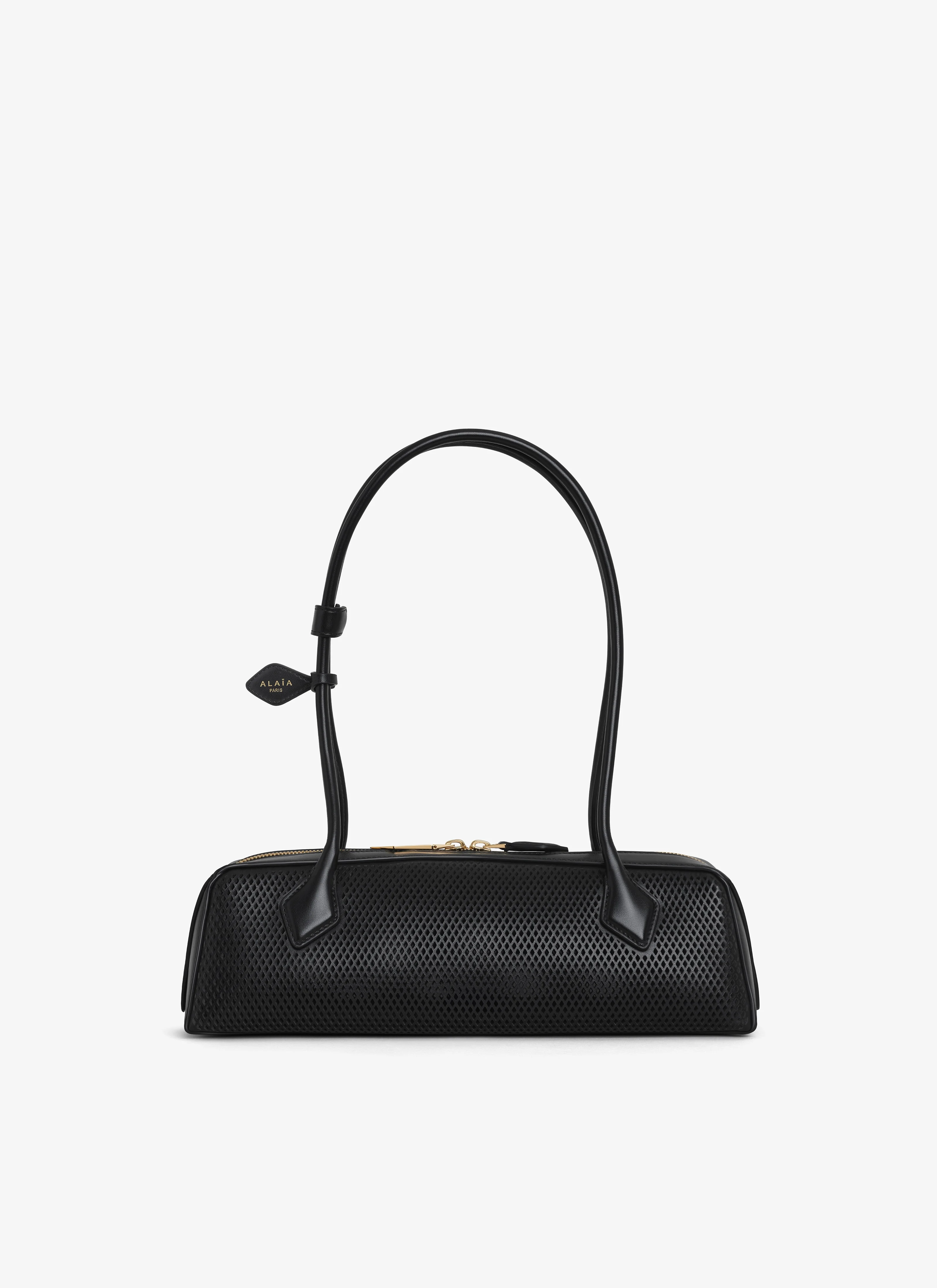 LE TECKEL MEDIUM BAG IN FISHNET LEATHER - 1