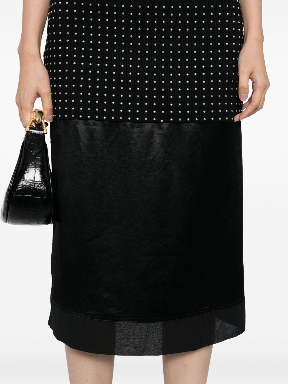 multi-combo embroidered dress - 6