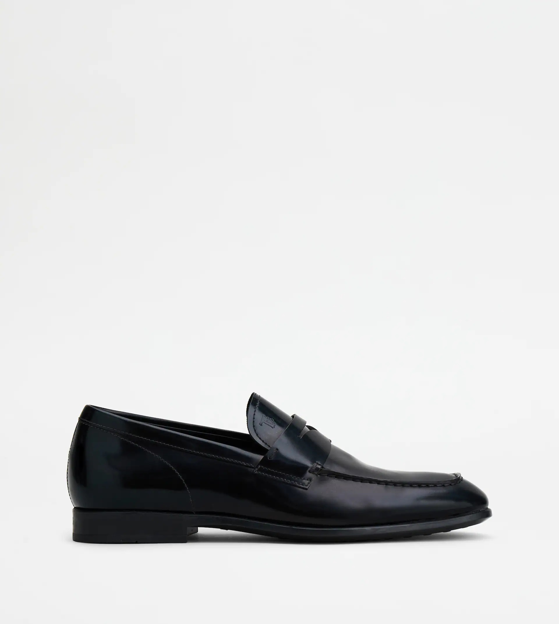 LOAFERS IN LEATHER - BLACK - 1