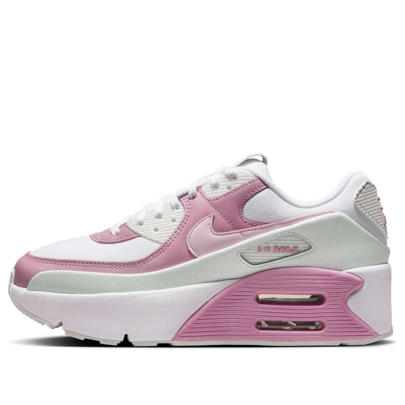(WMNS) Nike Air Max 90 LV8 'White Pink Foam' FD4328-110 - 1