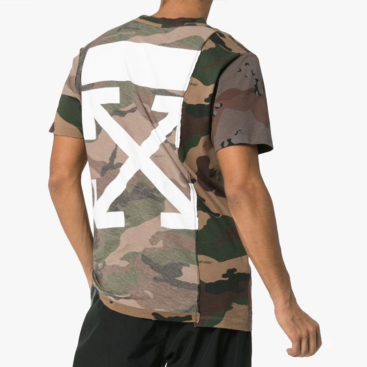 Off-White Camouflage Reconstructured Camo Short Sleeve OMAA056F181850429901 - 4
