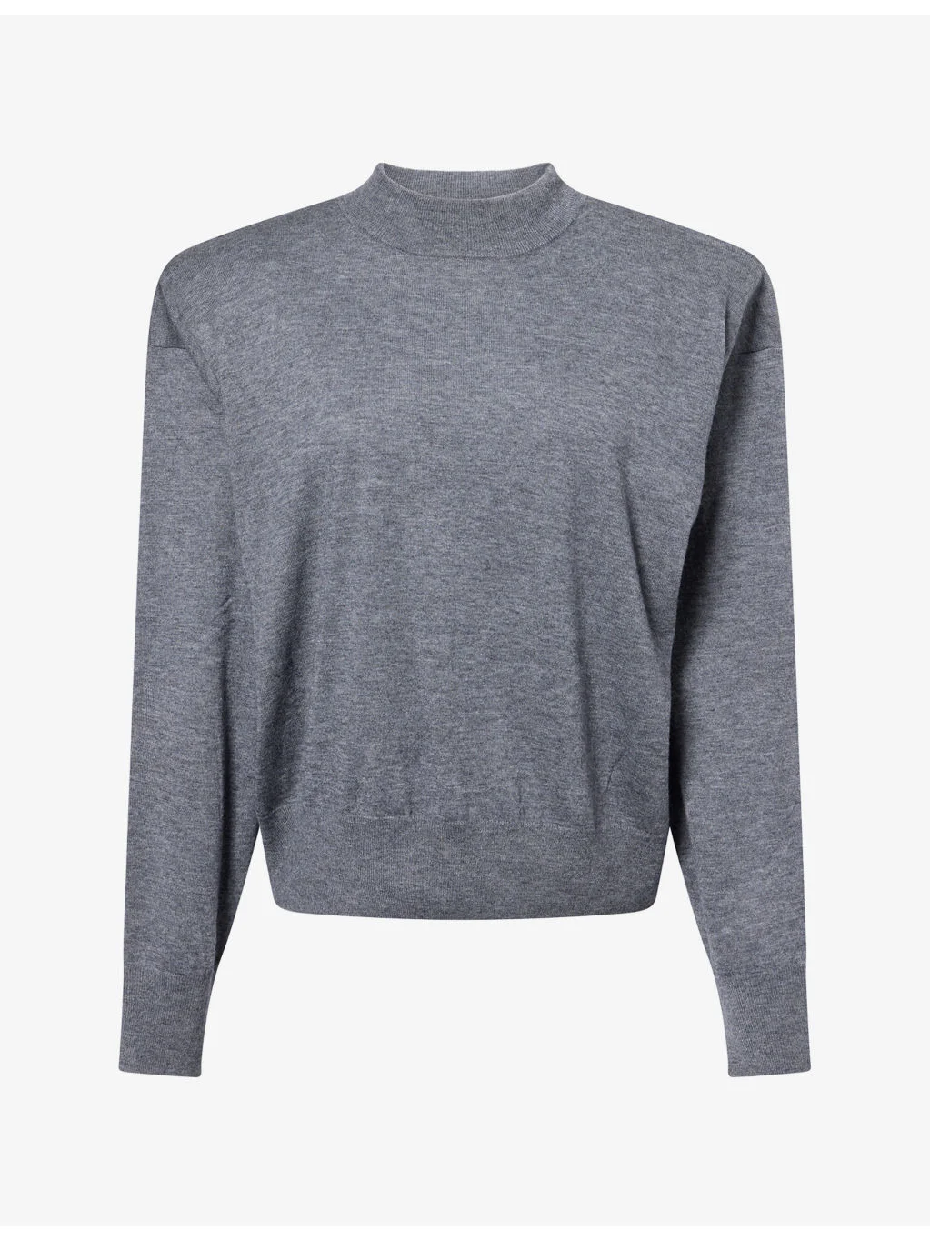 Rue Padded-Shoulder Wool-Blend Jumper - 1