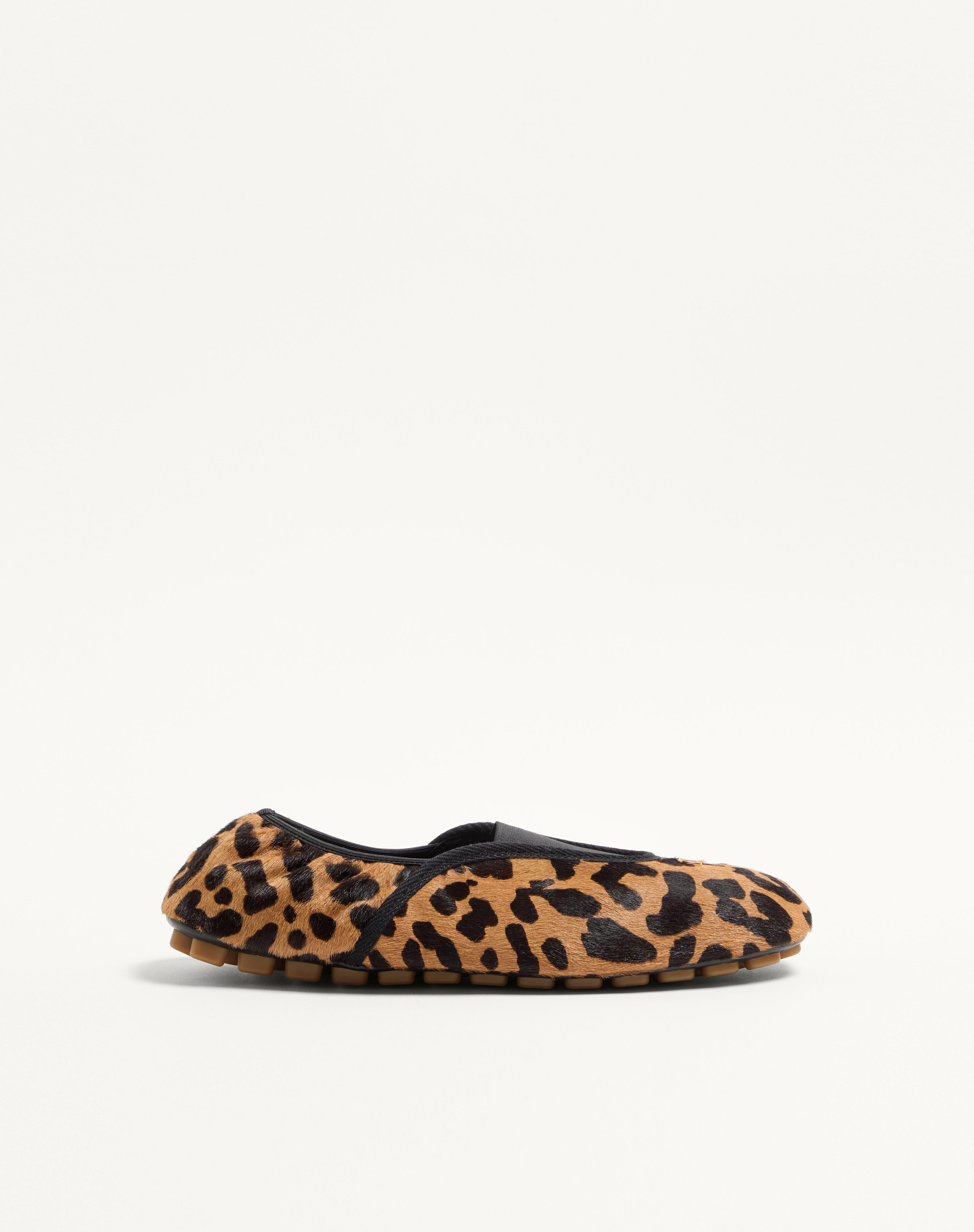 RHYTMIKA BALLERINA IN HAIR CALF WITH FAUVE ECLAT PRINT - 1