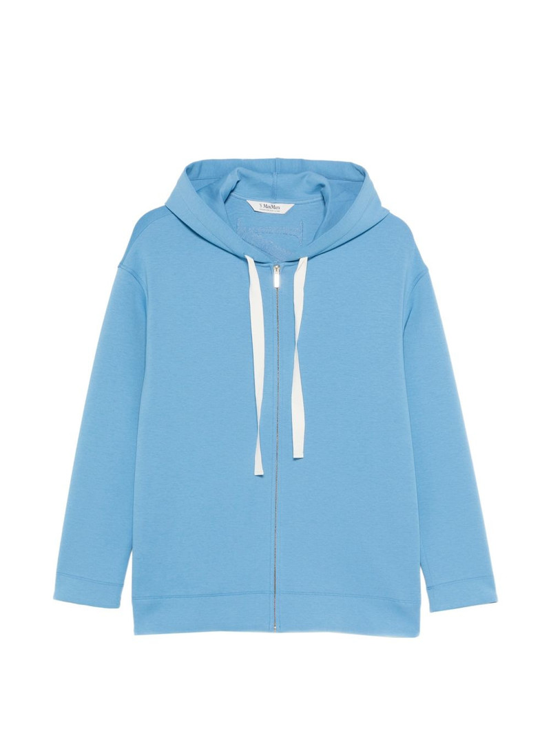 logo-print zip-up sweatshirt 1