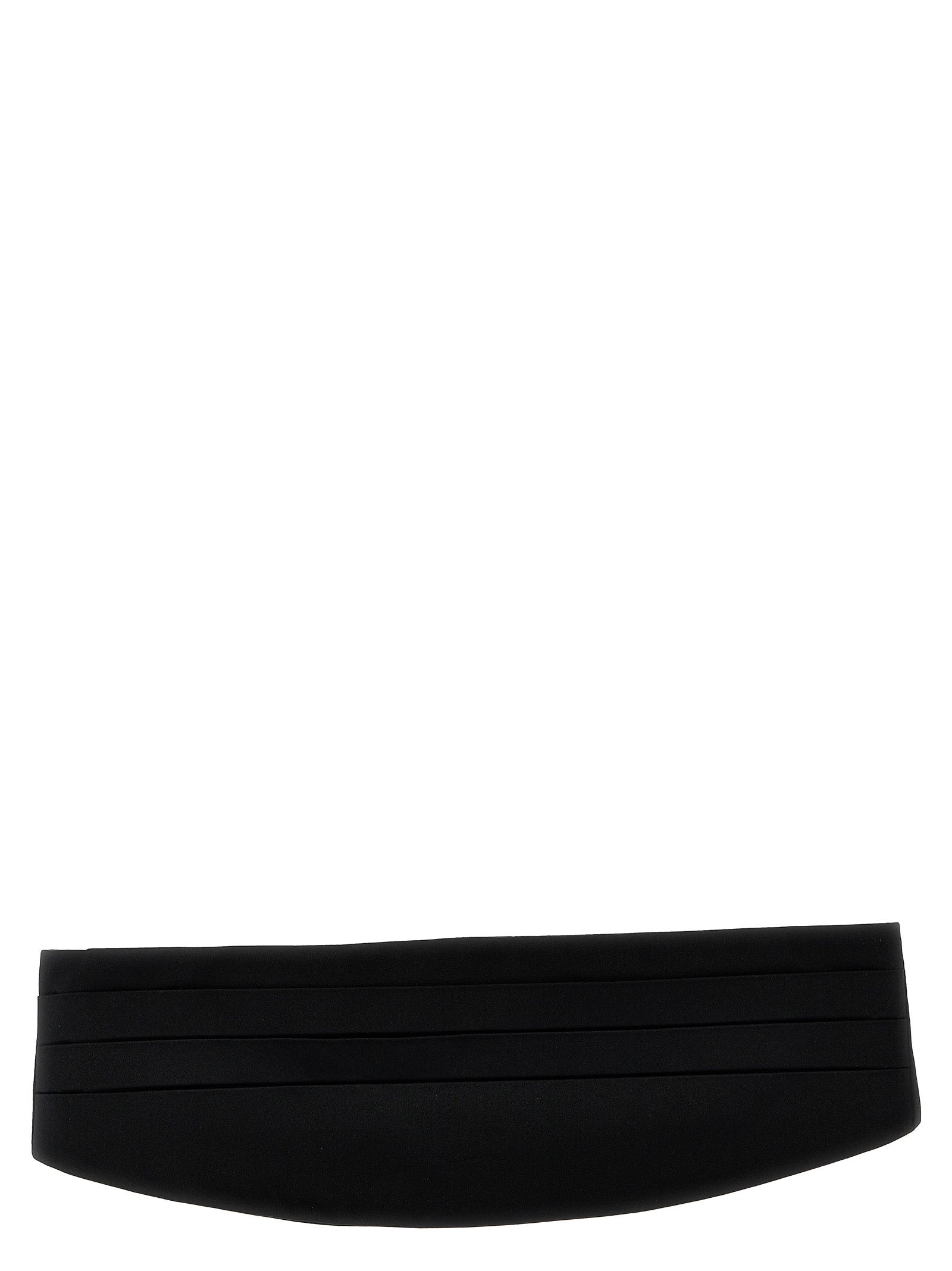 Dolce & Gabbana Tuxedo Headband Belts Black | wananluxury