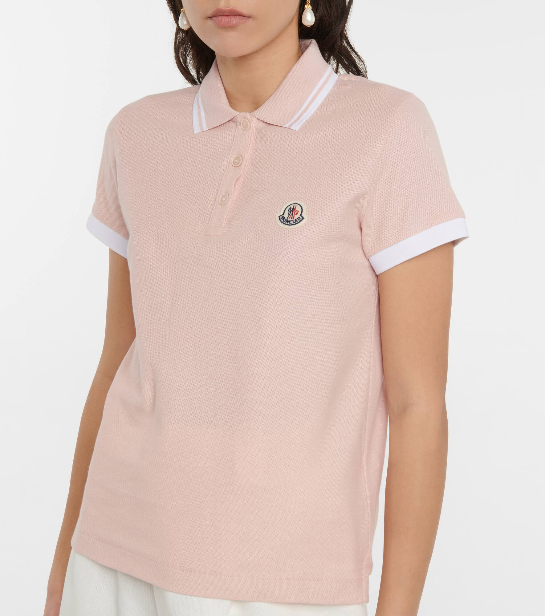 Cotton piqué polo shirt - 5