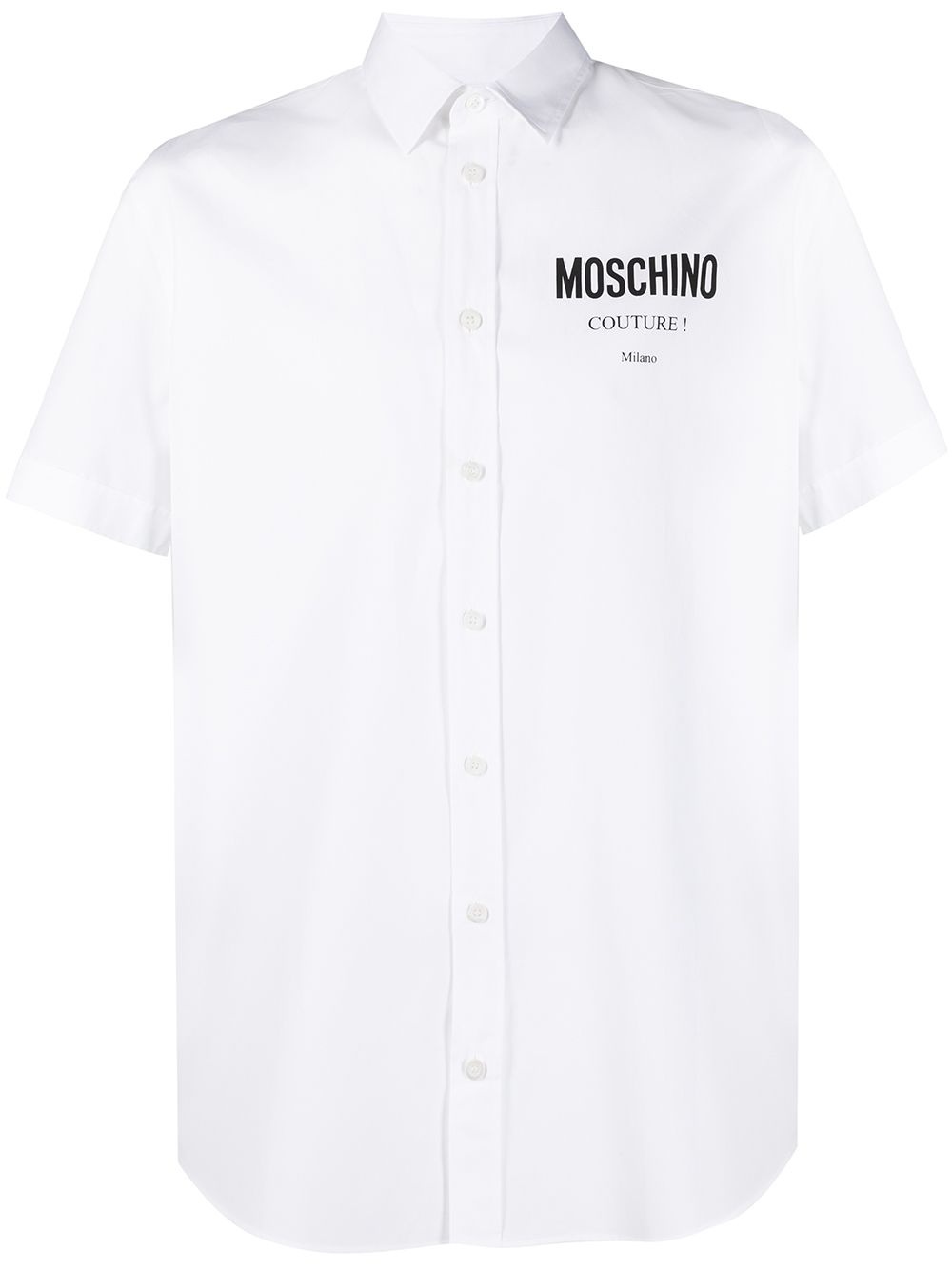 logo-print short-sleeve shirt - 1