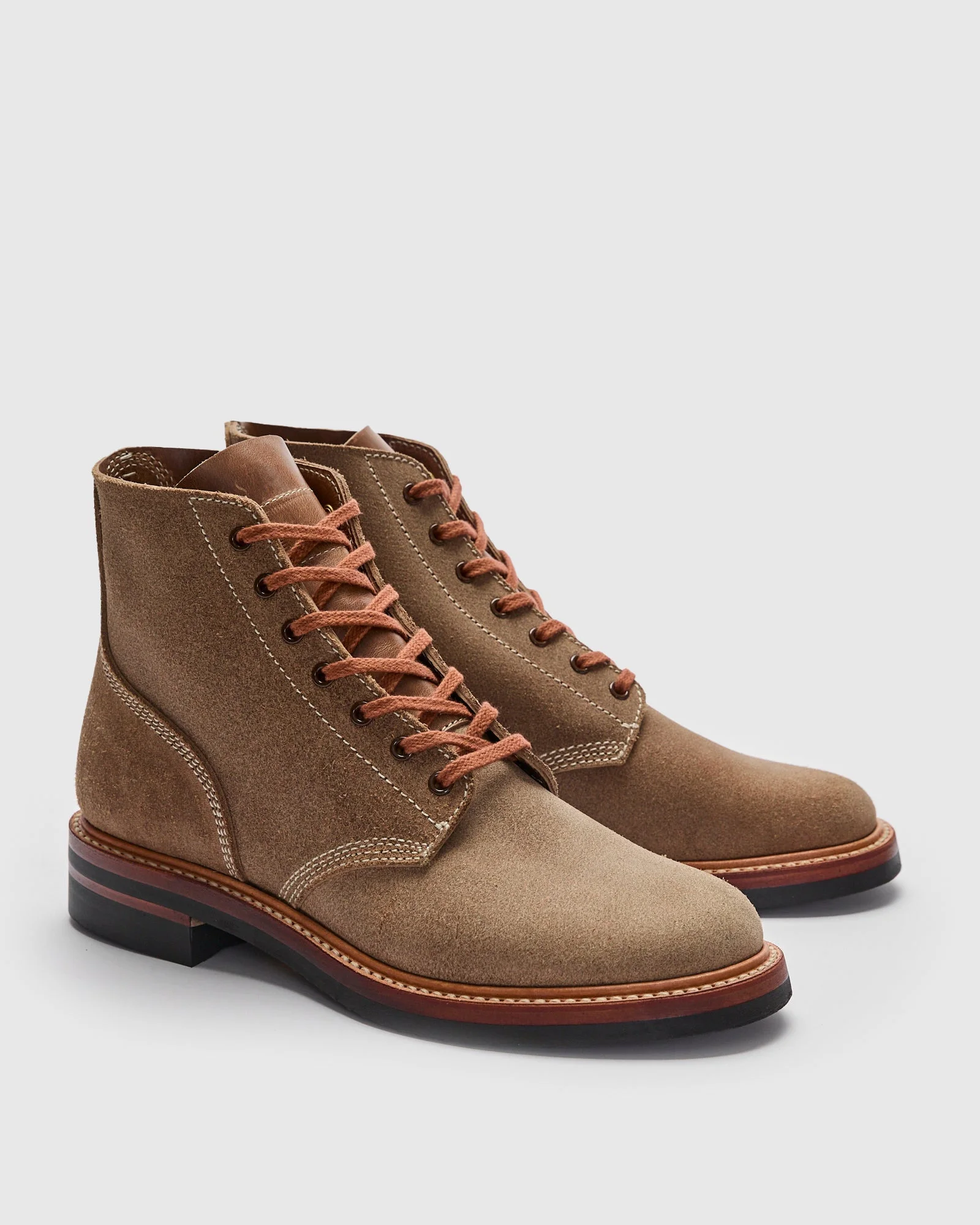 M-43 Service Shoe Boot in Horween Chromexcel Natural Roughout - 1