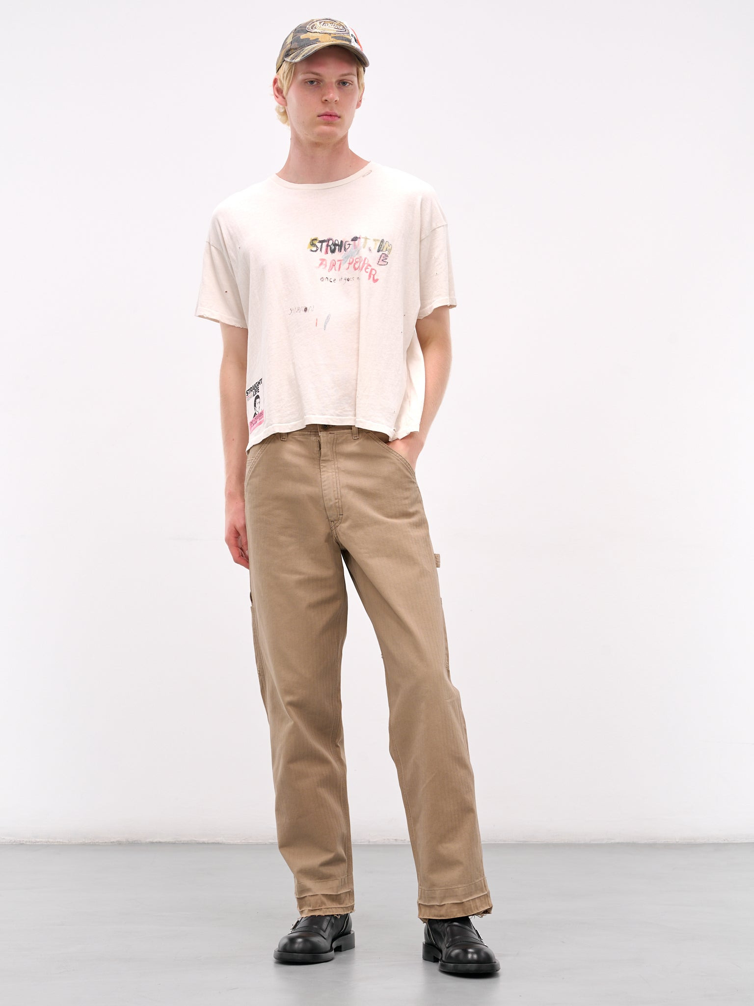 Cream 'Straight Time' Graphic Tee - 6