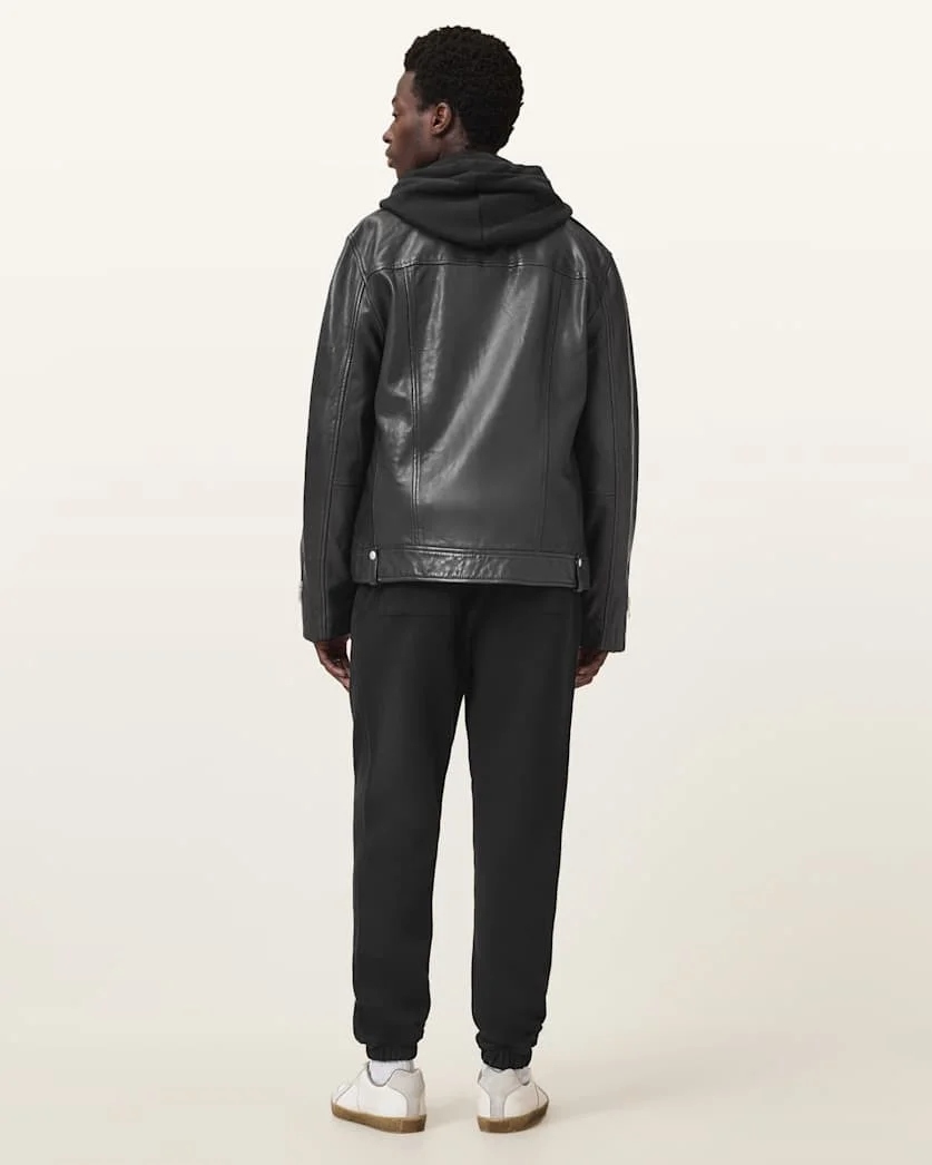 RAVEN CUFFED SLIM FIT RAMSKULL SWEATPANTS - 1