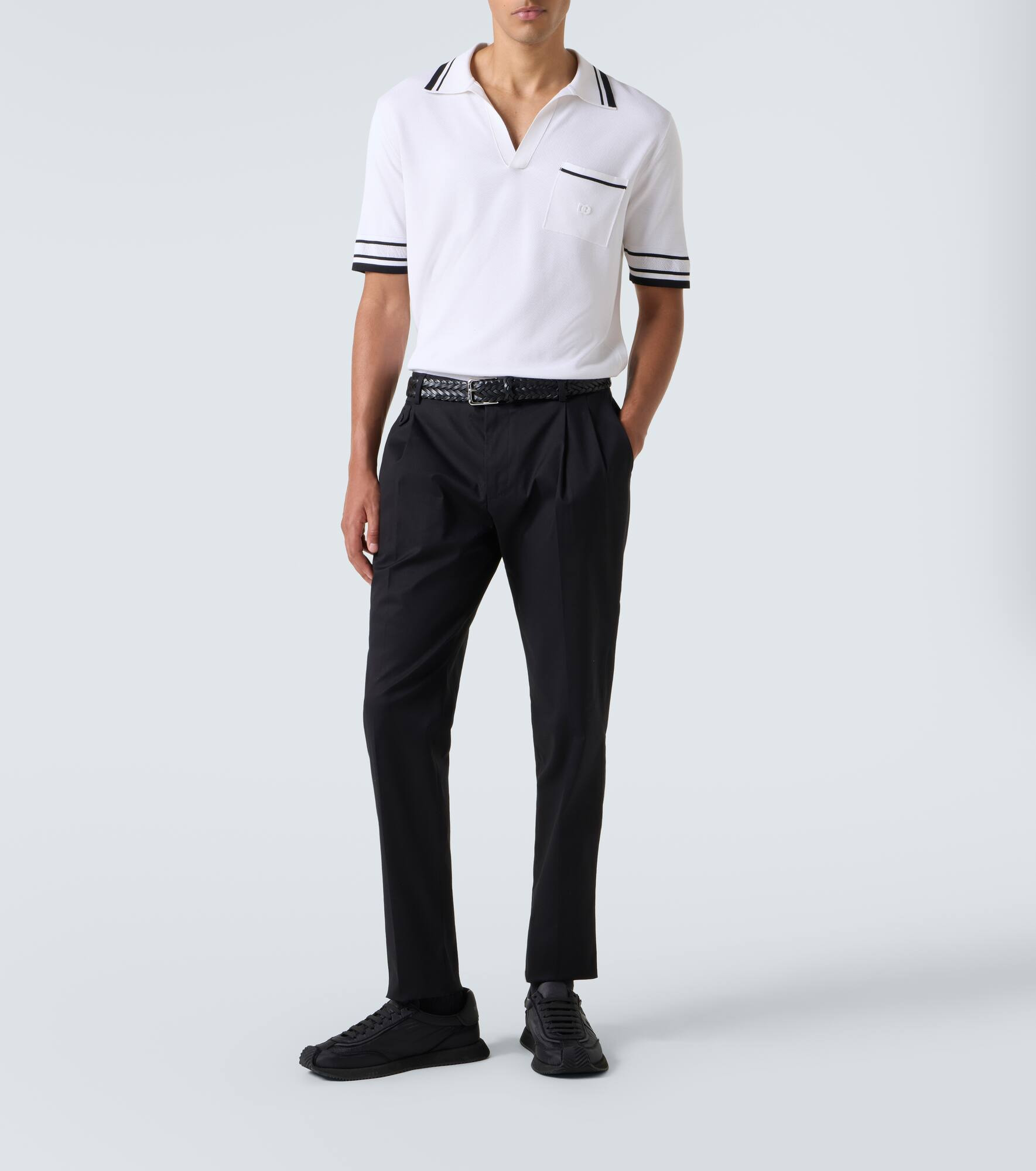 Silk-blend polo shirt - 2
