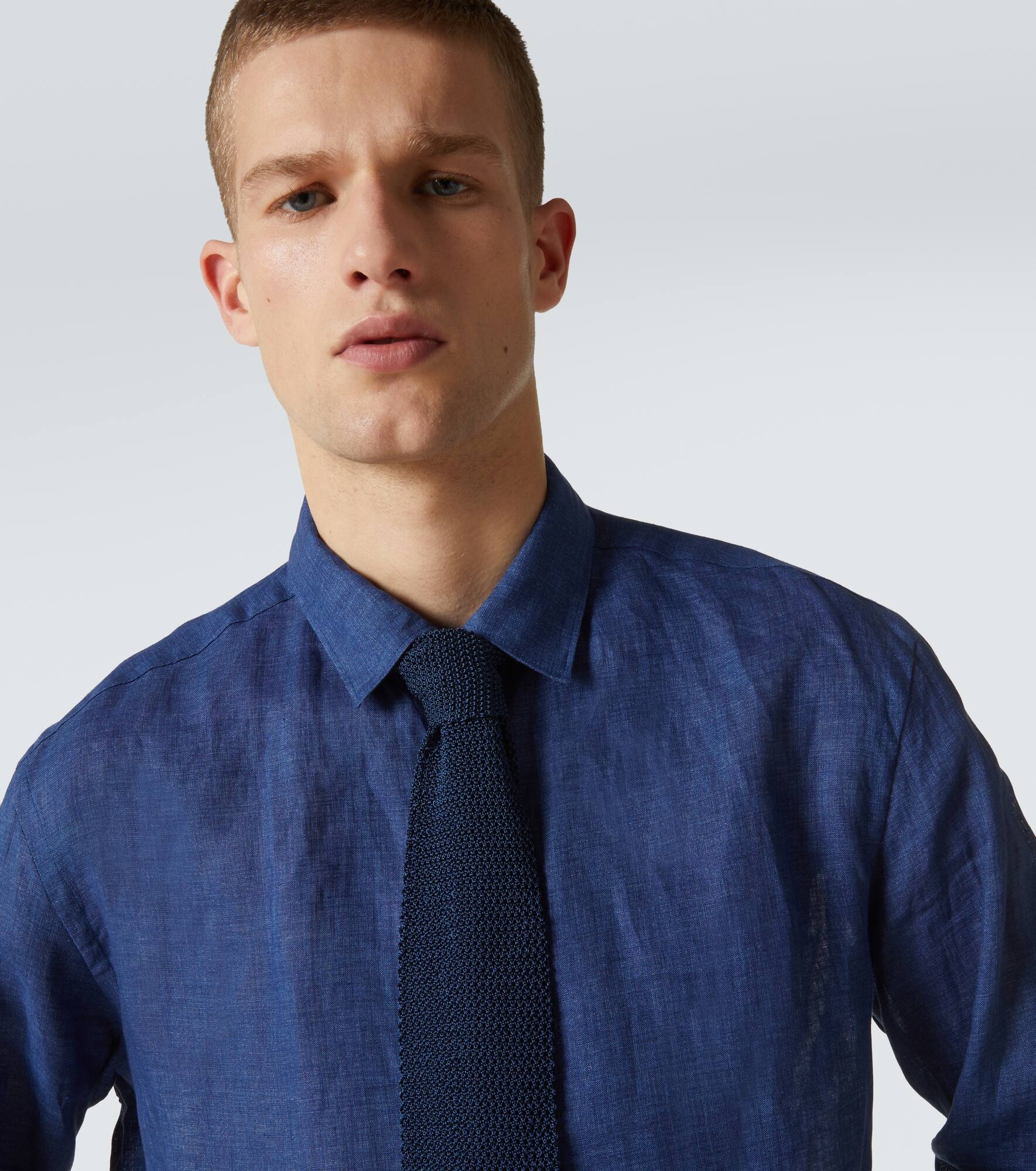 Knitted silk tie - 3