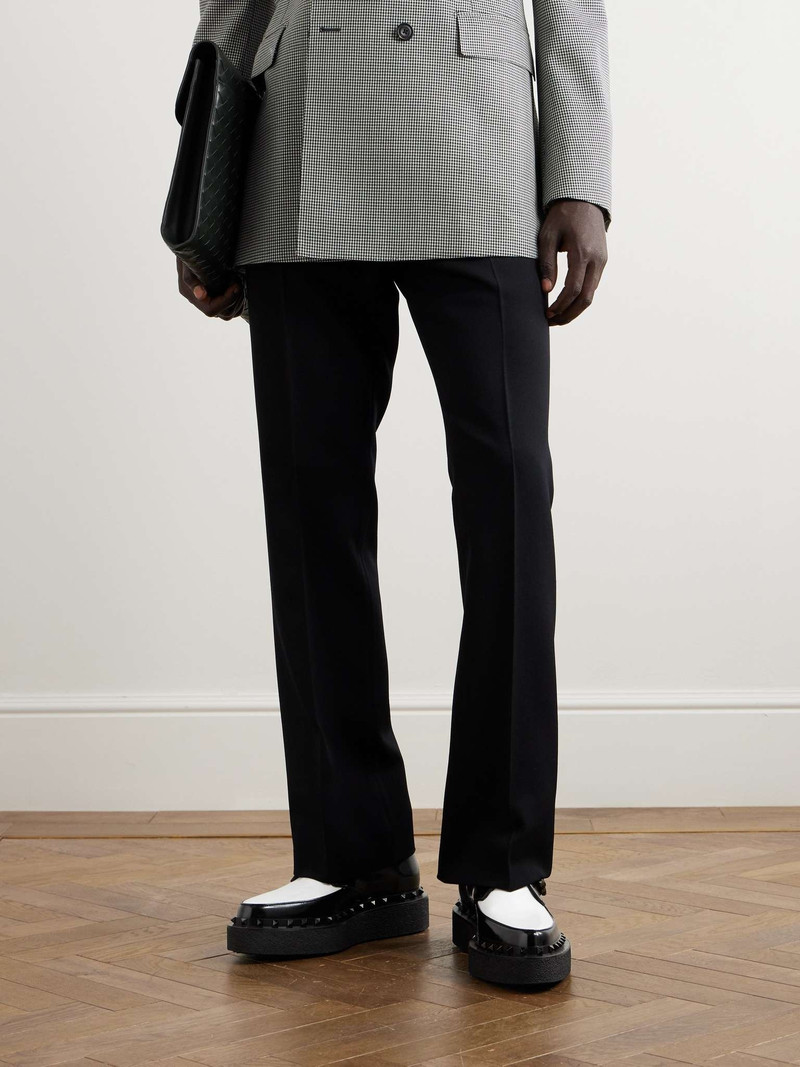 Valentino Rockstud M-Way Patent-Leather Monk-Strap Shoes outlook
