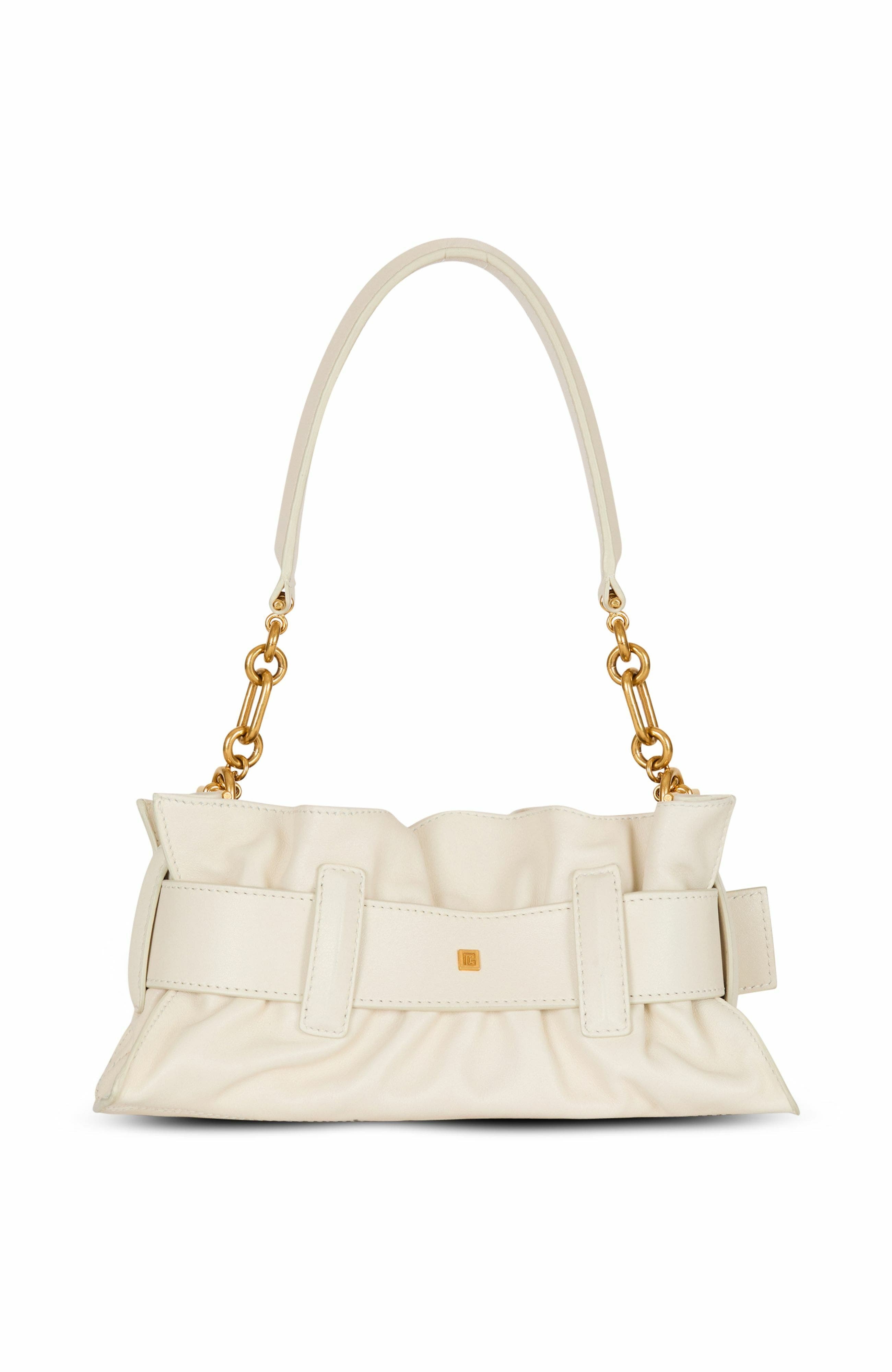 Balmain Mini Anthem Shoulder bag in leather in White at Nordstrom - 2