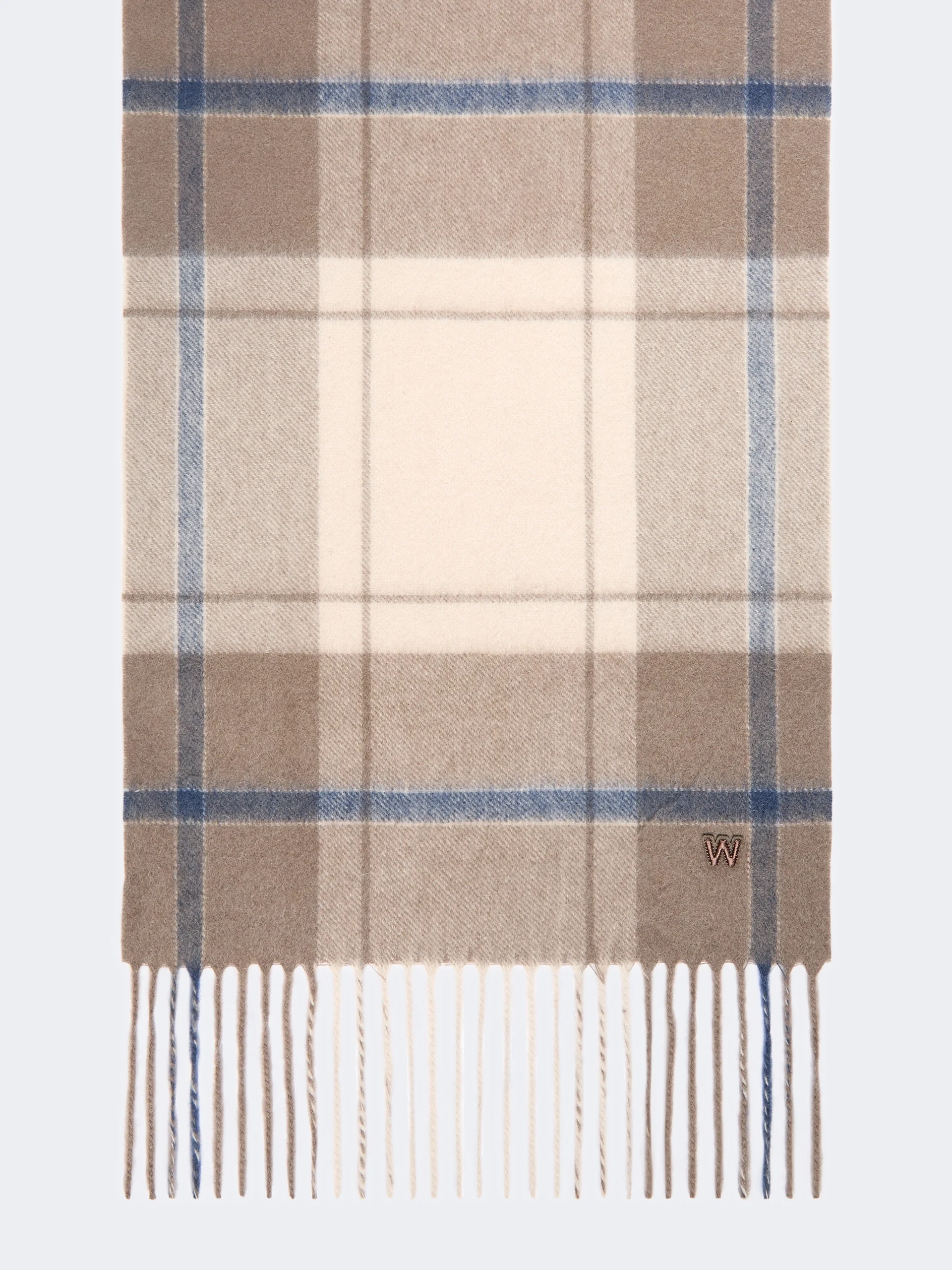 CATONE Cashmere scarf - BROWN - 1