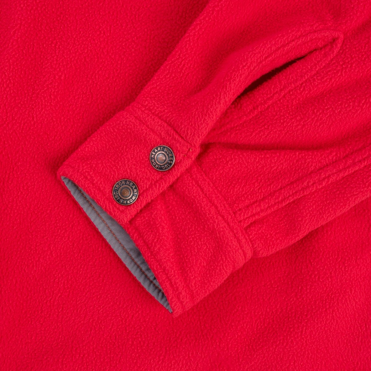 IHSH-287-RED Micro Fleece CPO Shirt - Red - 10