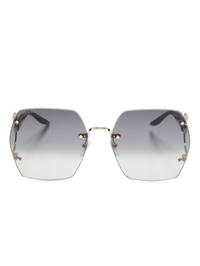 Double G oversize-frame sunglasses 1