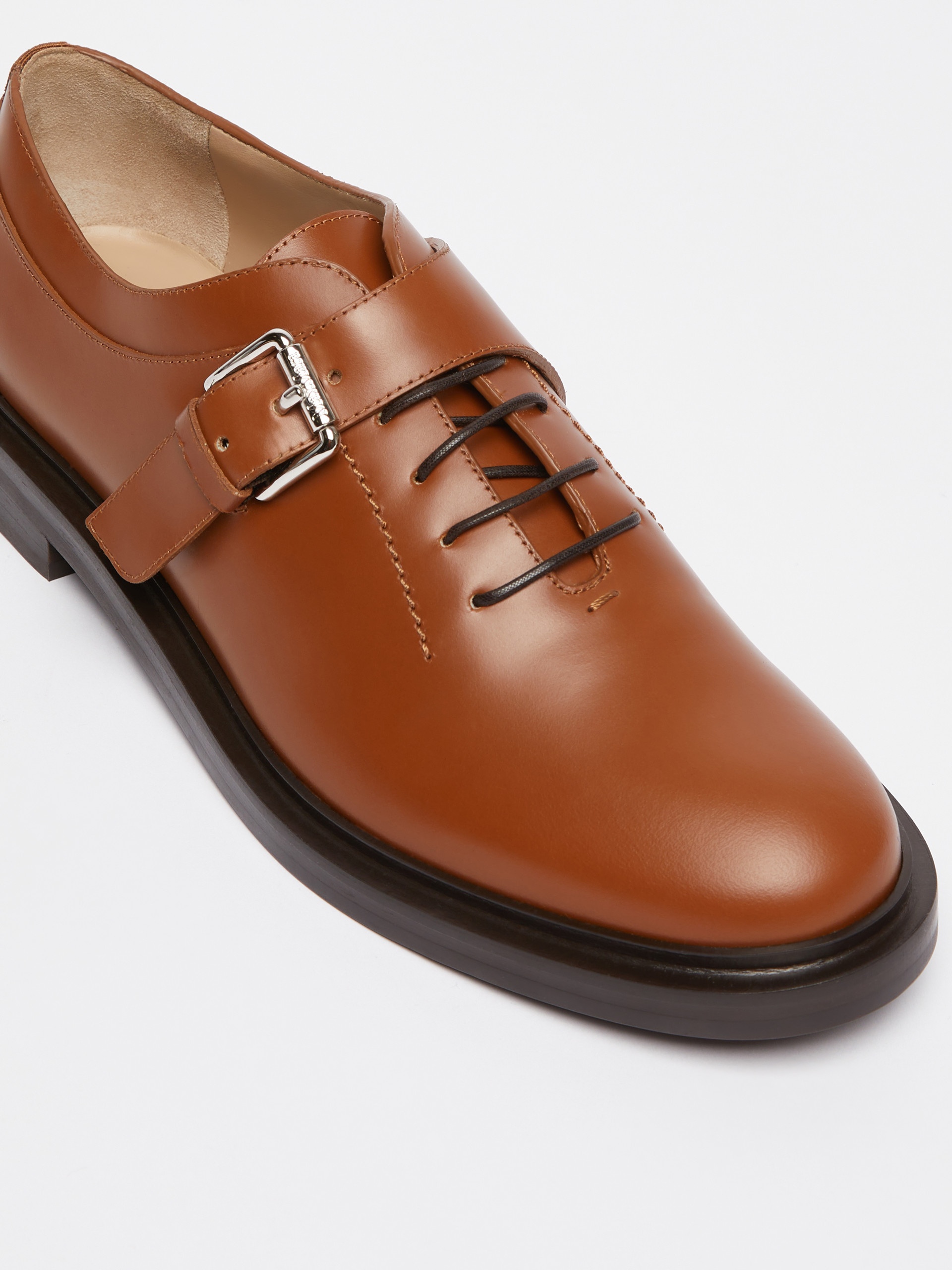 ENGLISHSHOE2 Lace-up shoes with leather buckle - 4