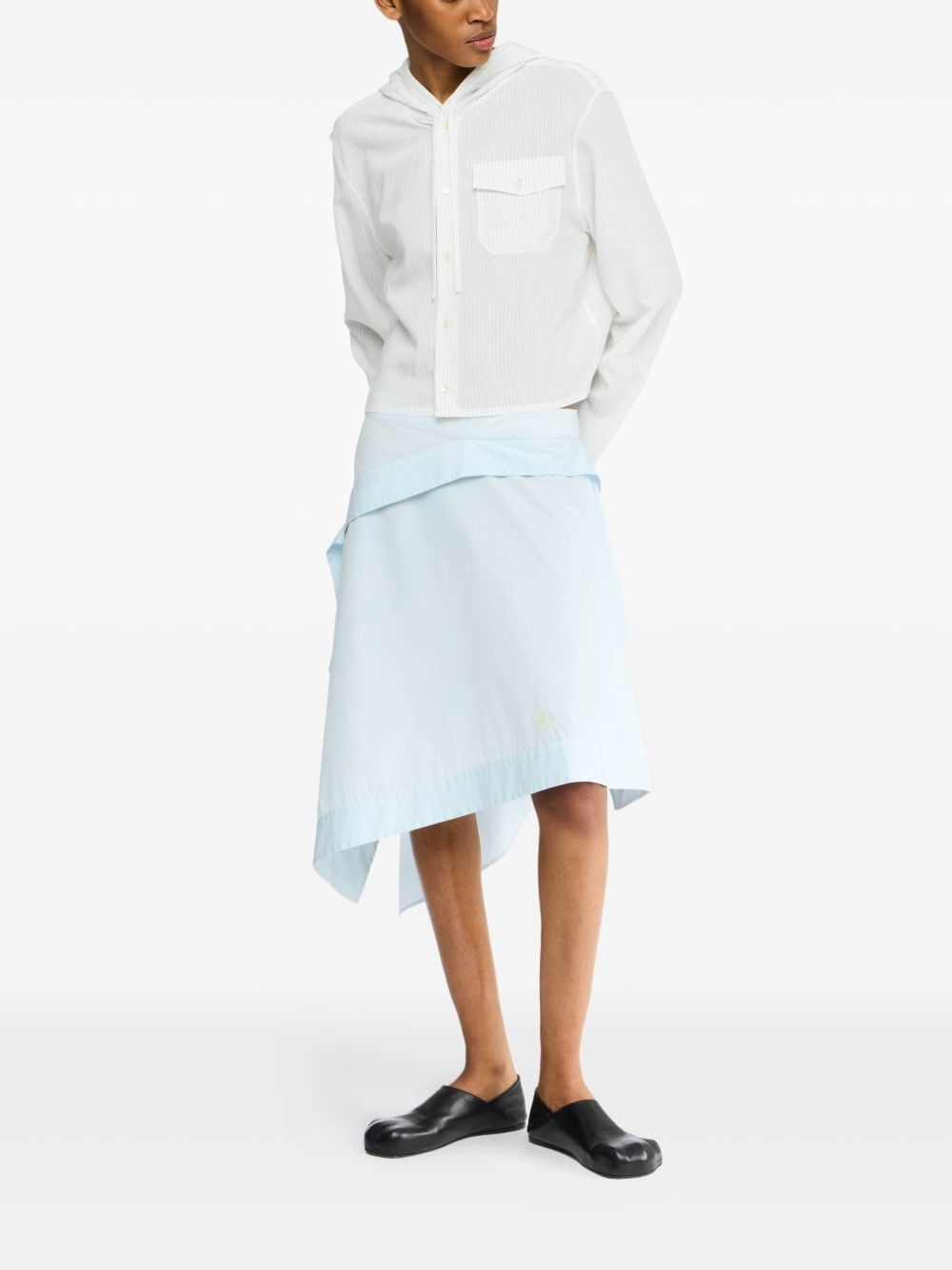 ruffled asymmetric skirt - 2