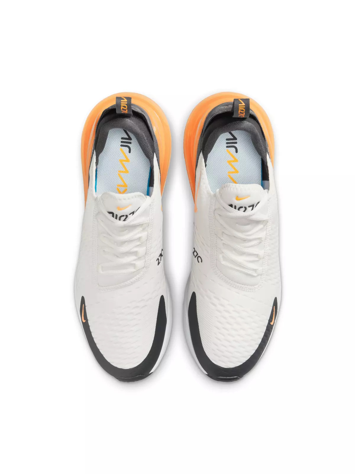 Air Max 270 "Summit White/Anthracite/White/Laser Orange" Men's Shoe - 4