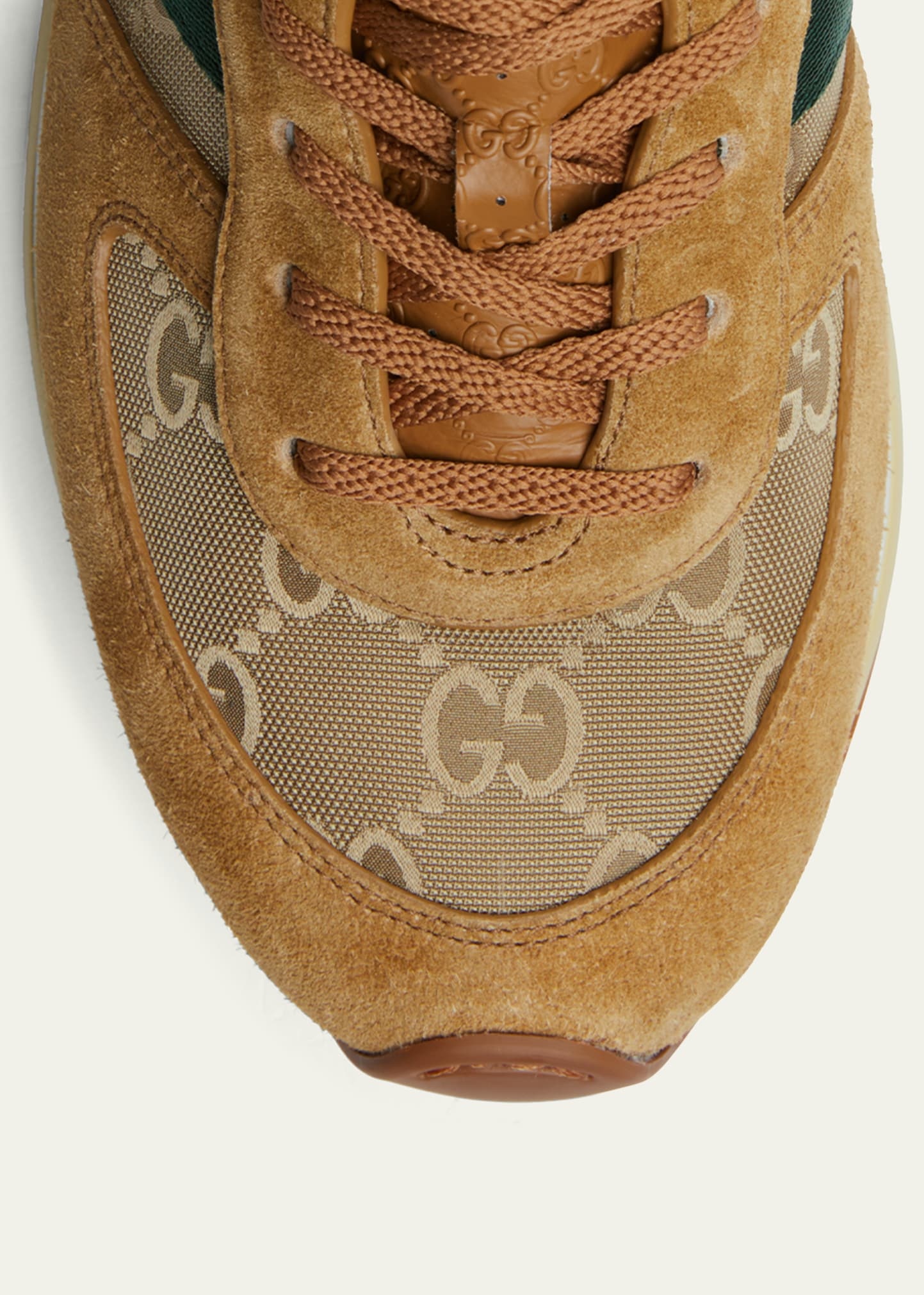 Men's Nora Suede and Nylon Guccissima Retro Sneakers - 3