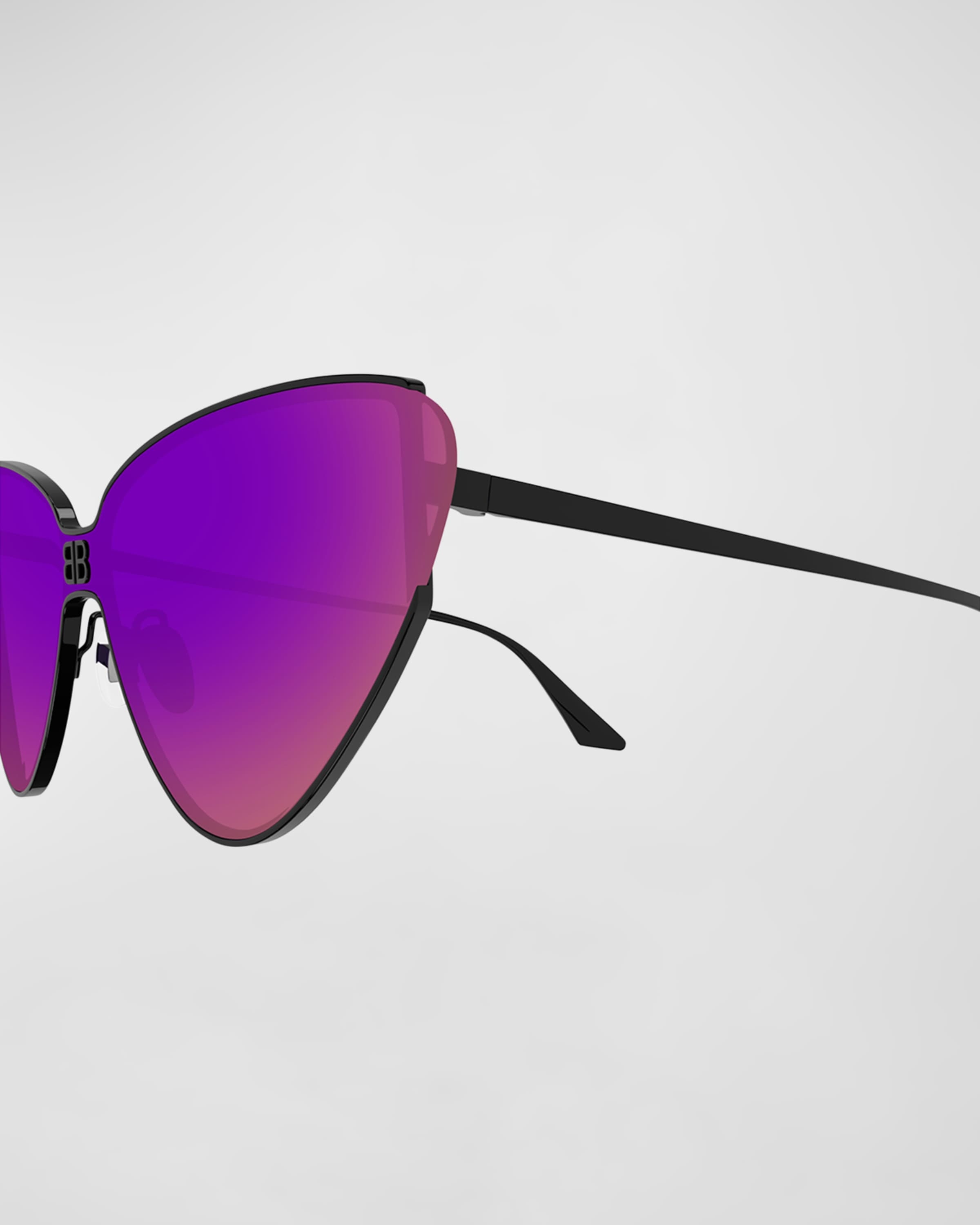 Logo Metal Cat-Eye Sunglasses - 2