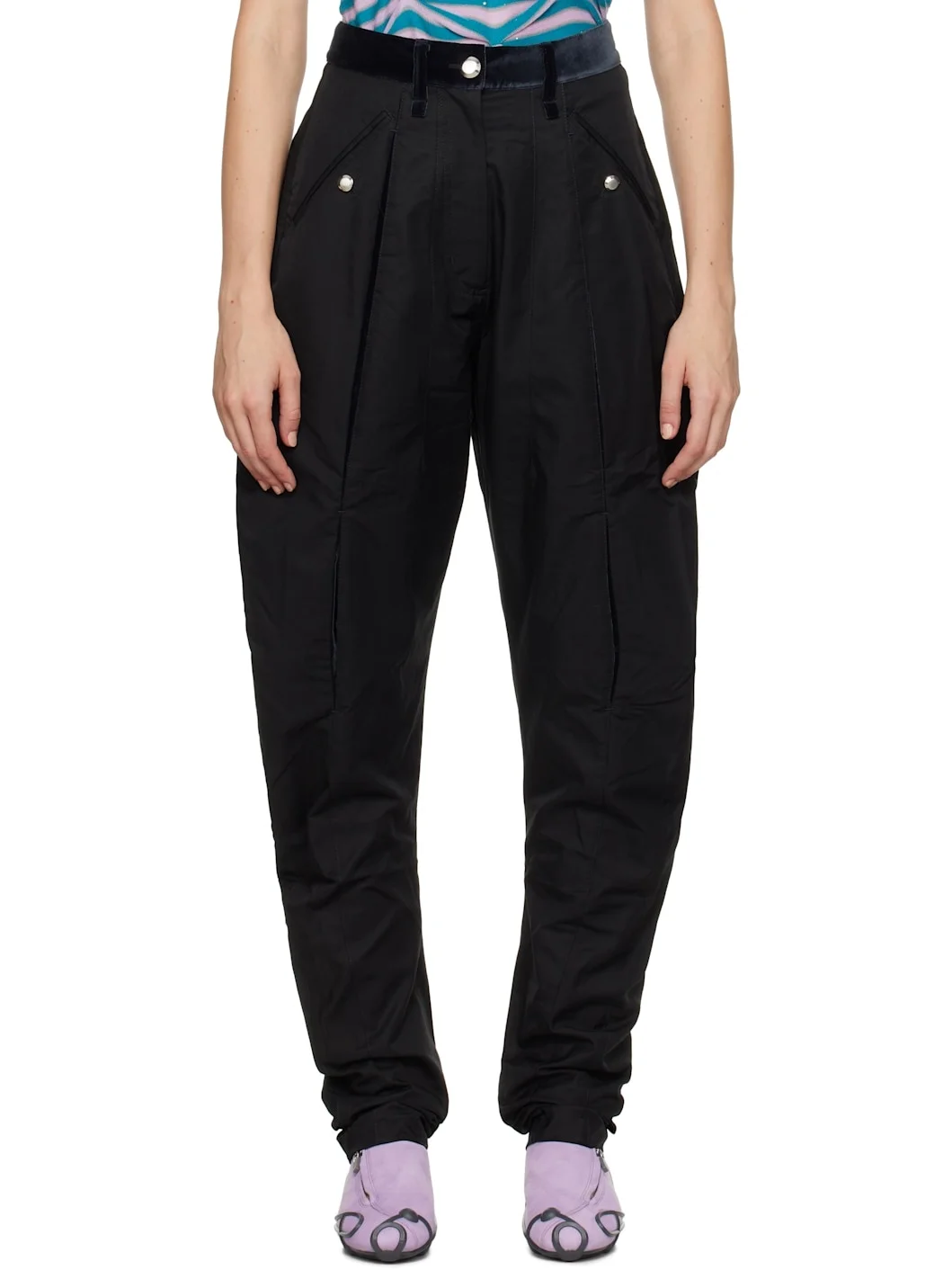 Black Chasseur Trousers - 1