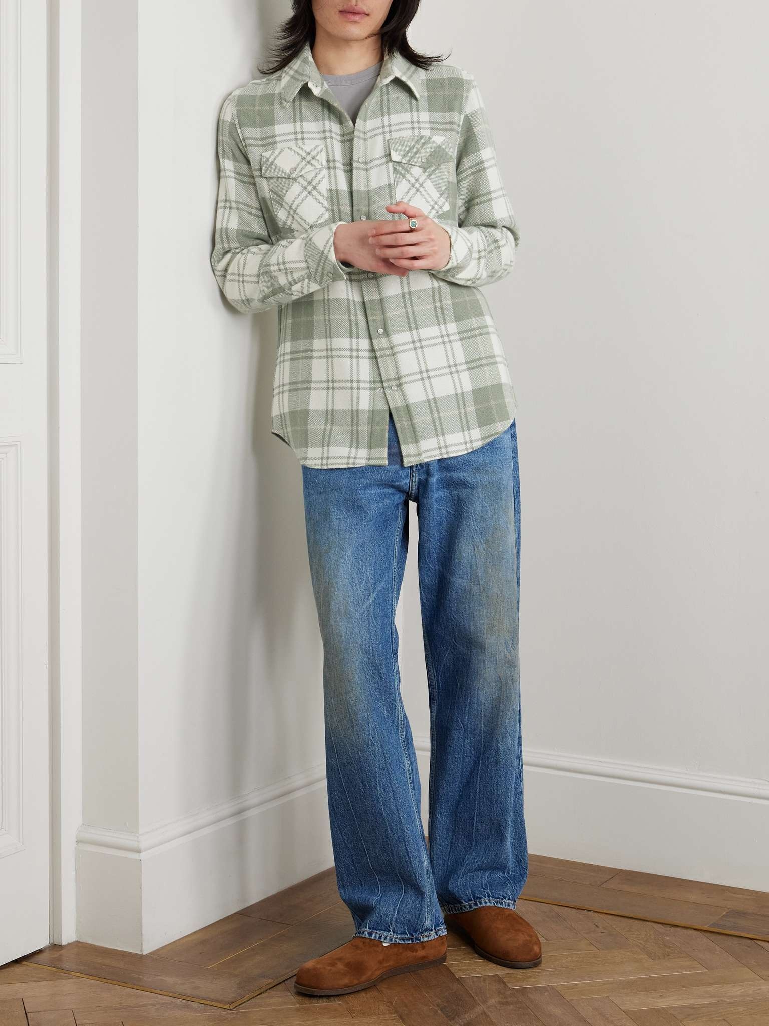 Checked Cotton Shirt - 2
