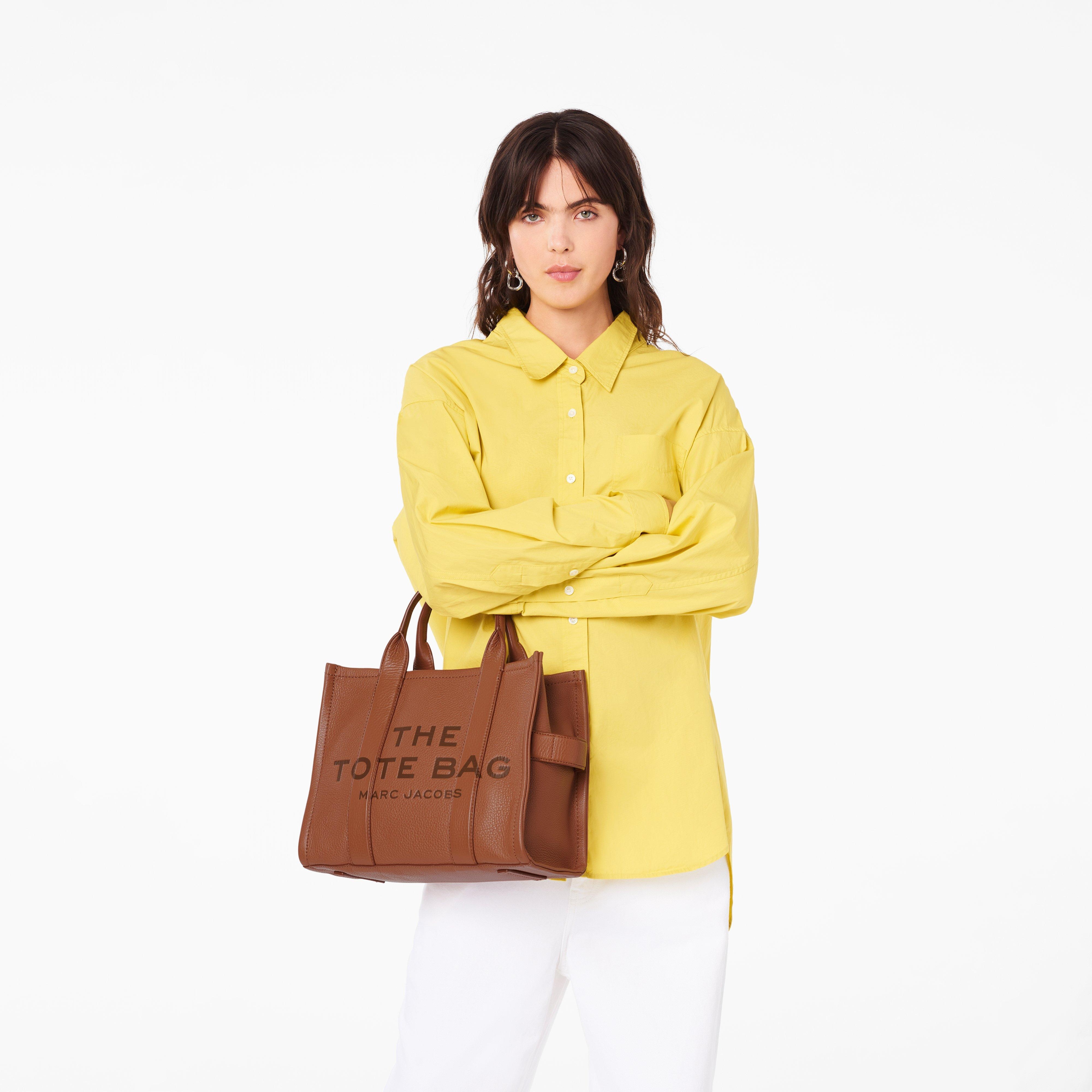 THE LEATHER SMALL TOTE BAG - 4