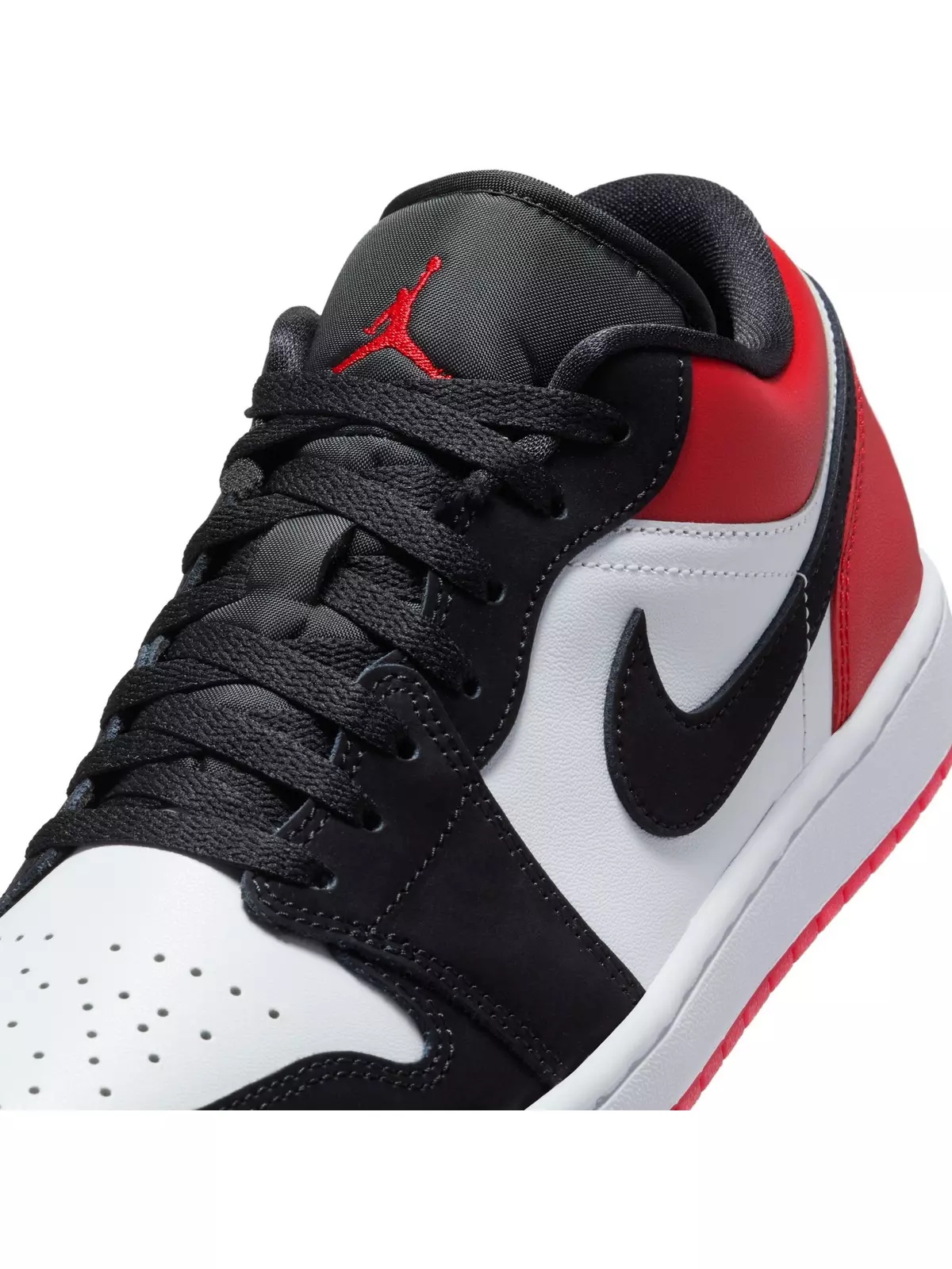 1 Low SE "White/Black/Varsity Red" Men's Shoe - 9