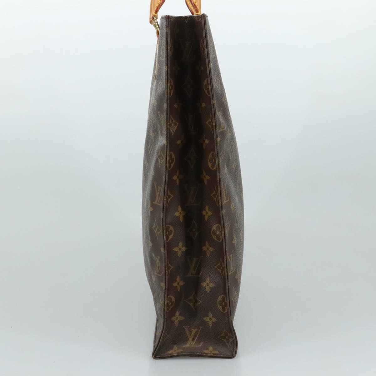 LOUIS VUITTON Monogram Sac Plat Hand Bag M51140 - 3
