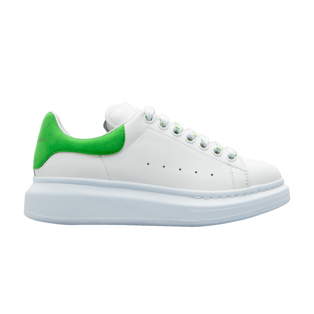 Alexander McQueen Wmns Oversized Sneaker 'White Acid Green' - 1