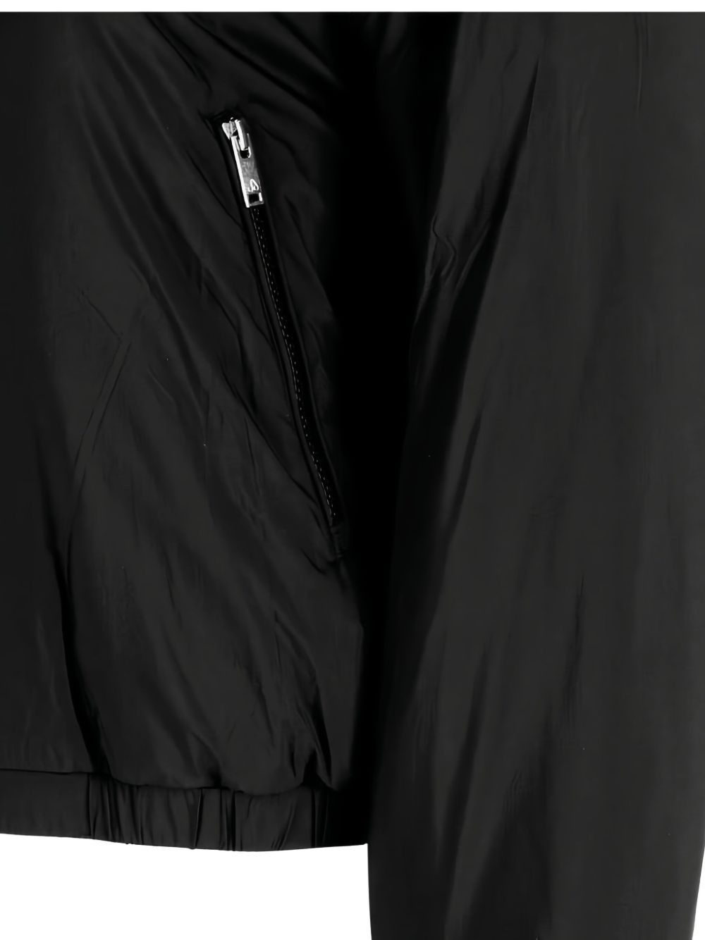 hooded zip-front bomber jacket - 5