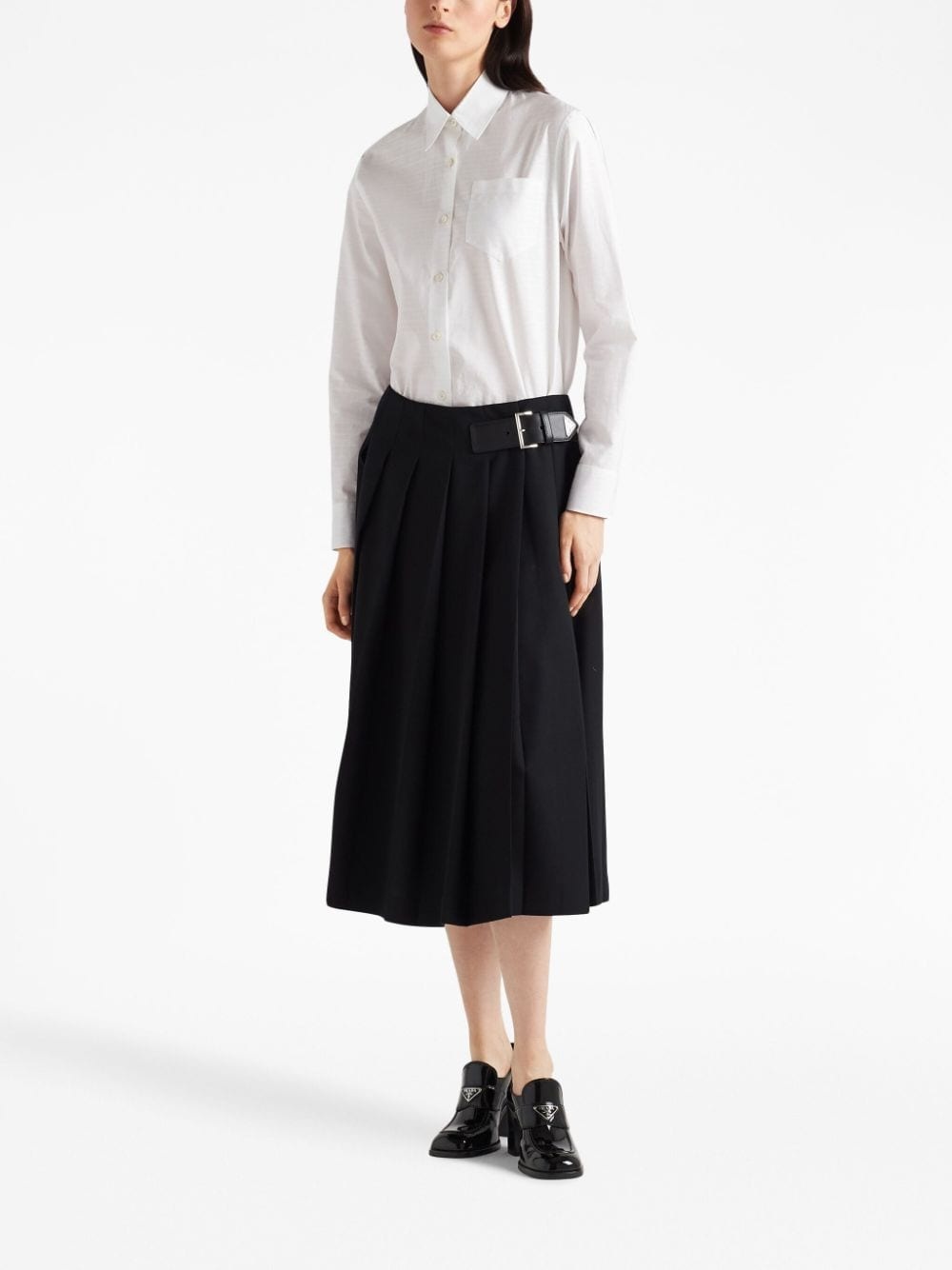 long-sleeve cotton shirt - 2
