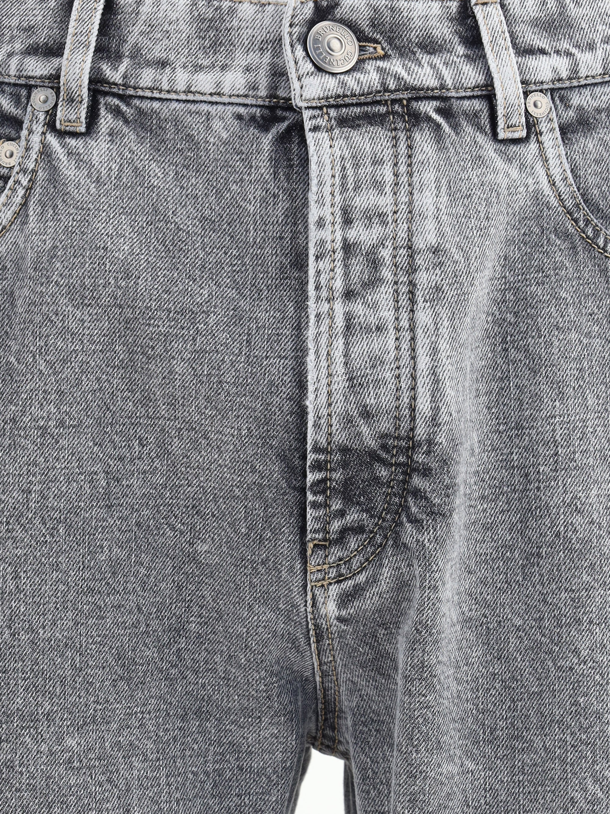 Brunello Cucinelli Men Denim Pants - 3