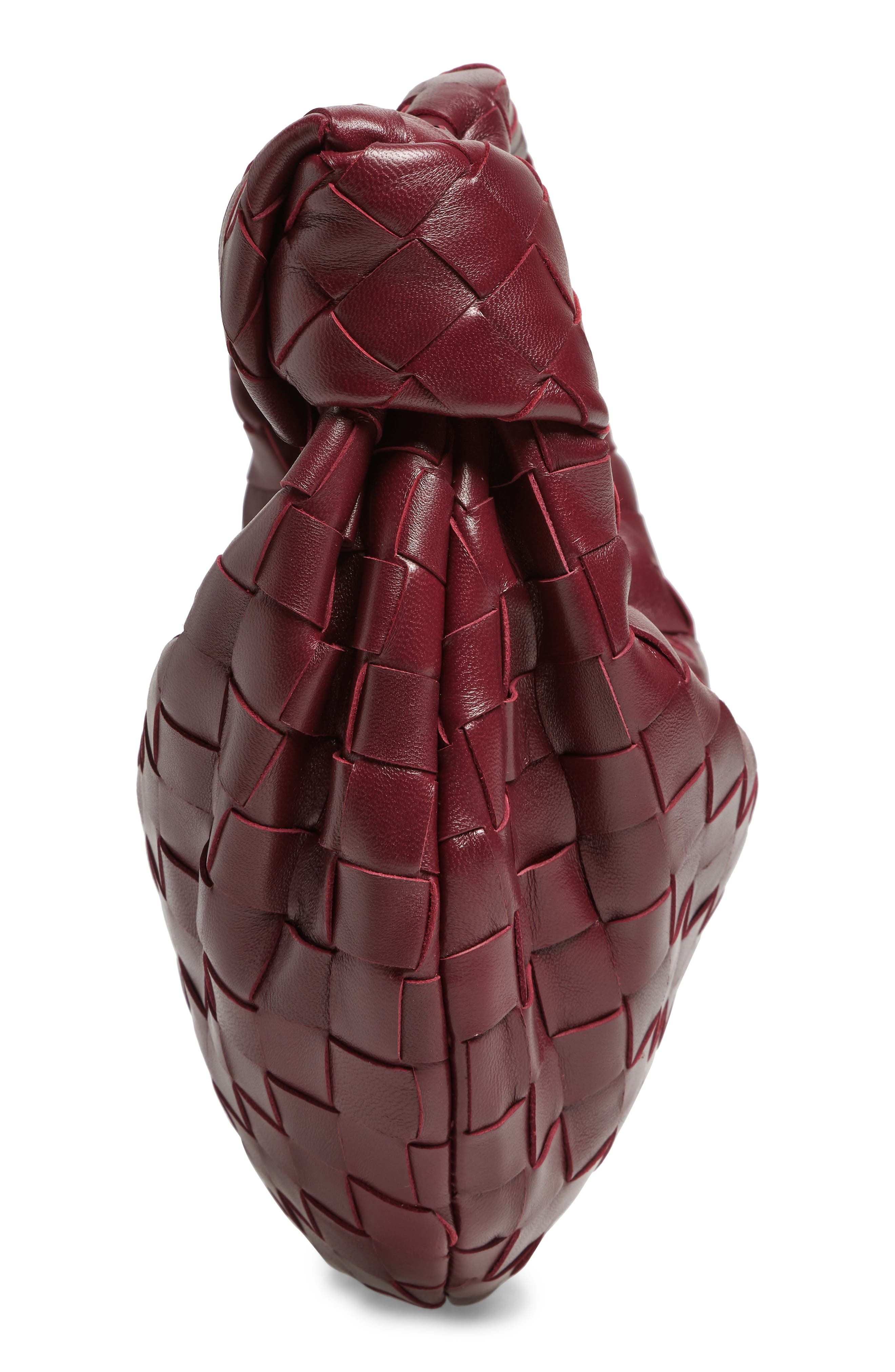 Bottega Veneta Mini Jodie Leather Hobo in 2247 Barolo-Gold at Nordstrom - 5