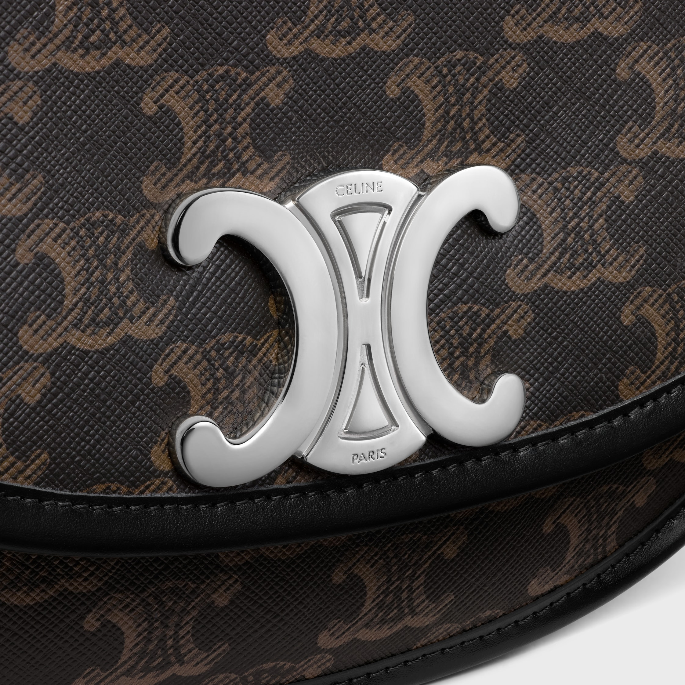 MEDIUM BESACE TRIOMPHE IN TRIOMPHE CANVAS AND CALFSKIN - 5