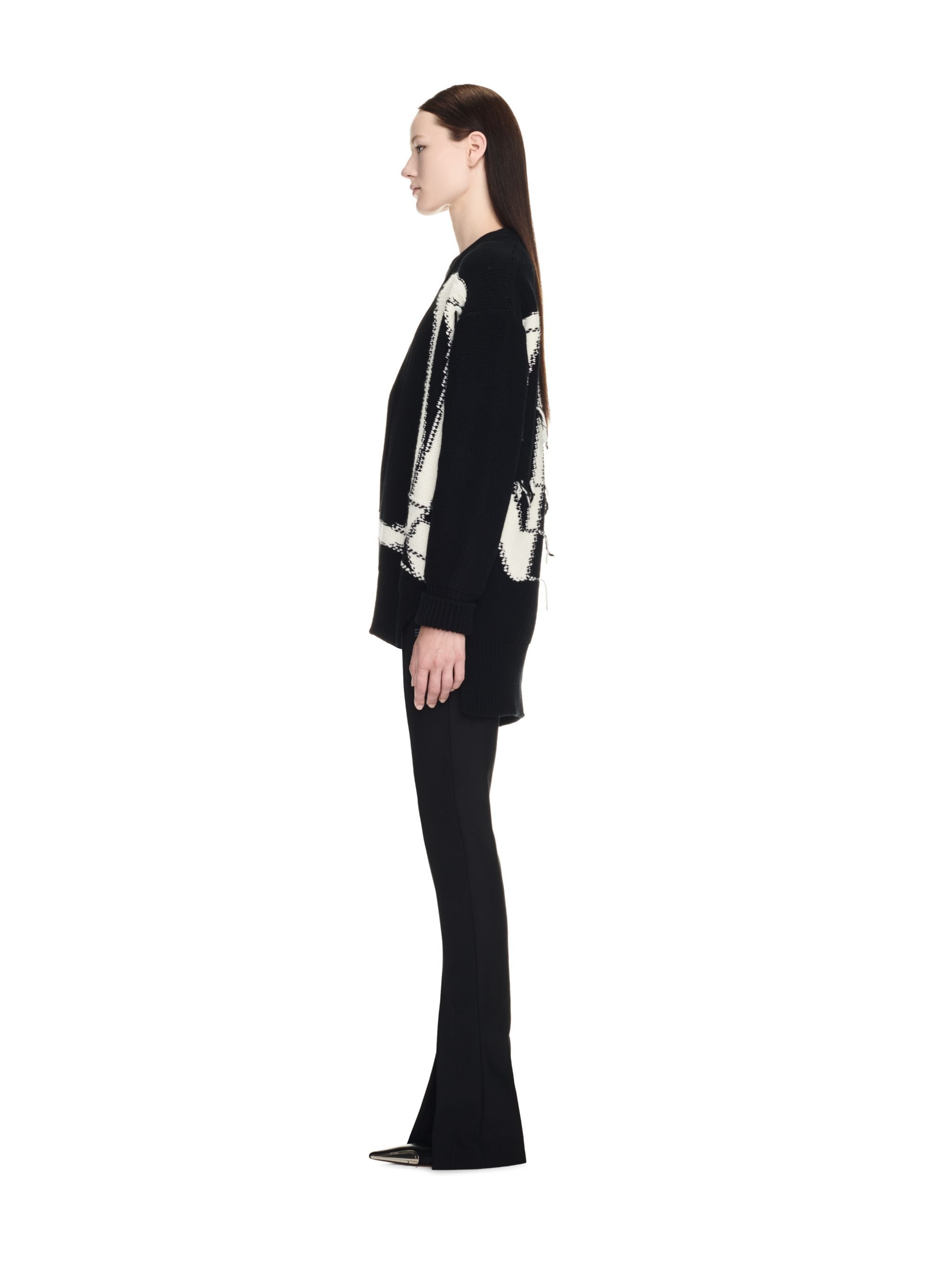 Ow Maxi Logo Cardigan - 4