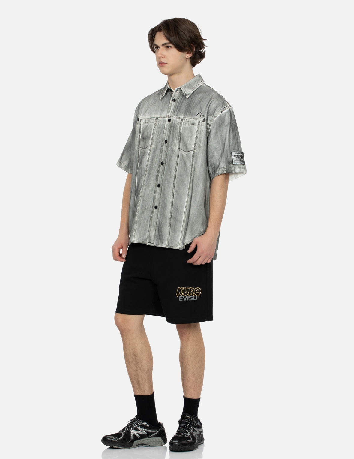 Seagull Embroidery Relax Fit Short-Sleeves Shirt - 3