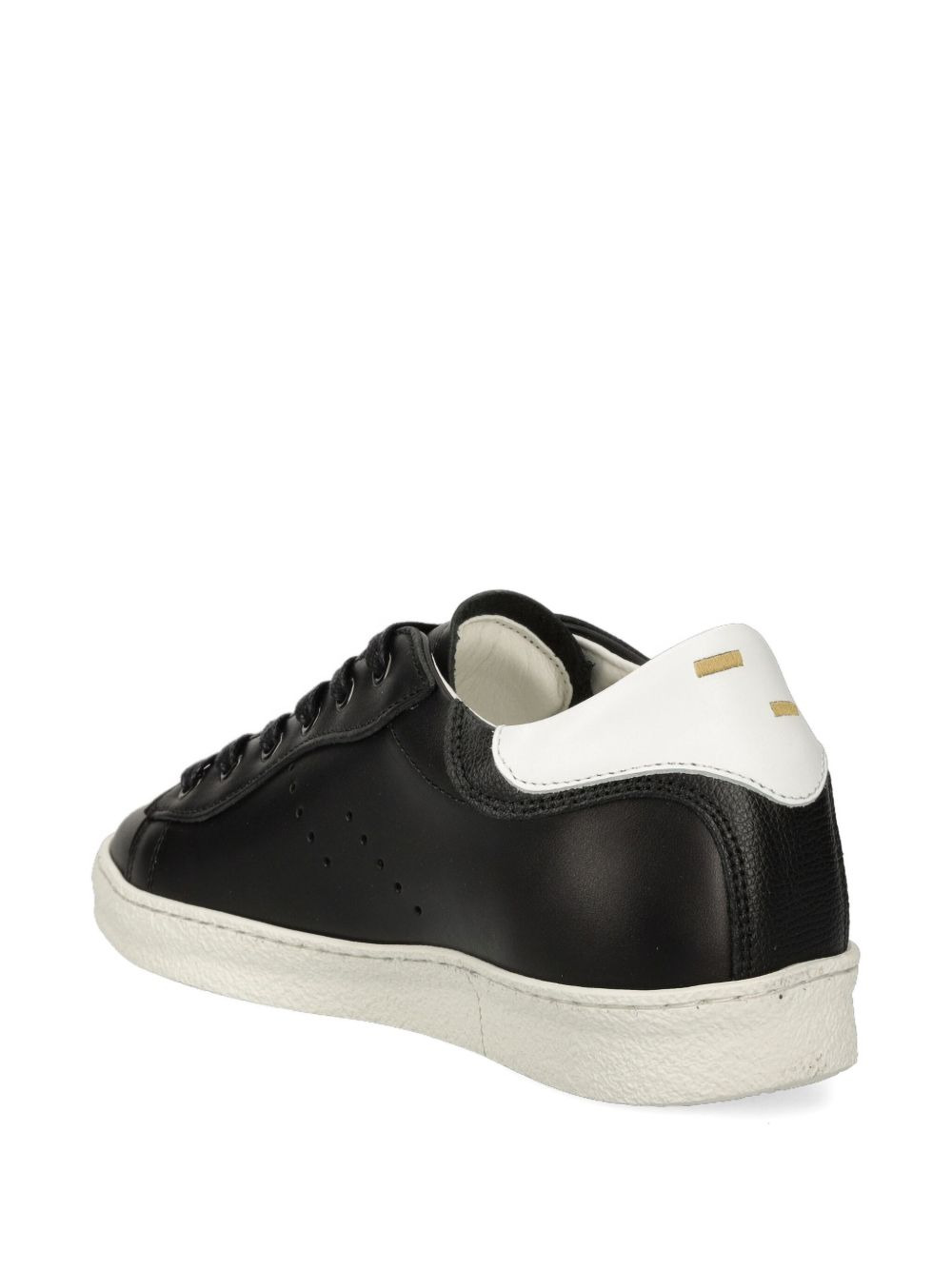 perforated panelled trainers - 4