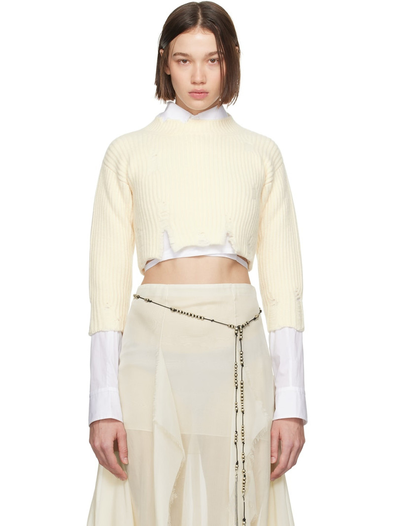 Off-White Thordis Cropped Sweater 1