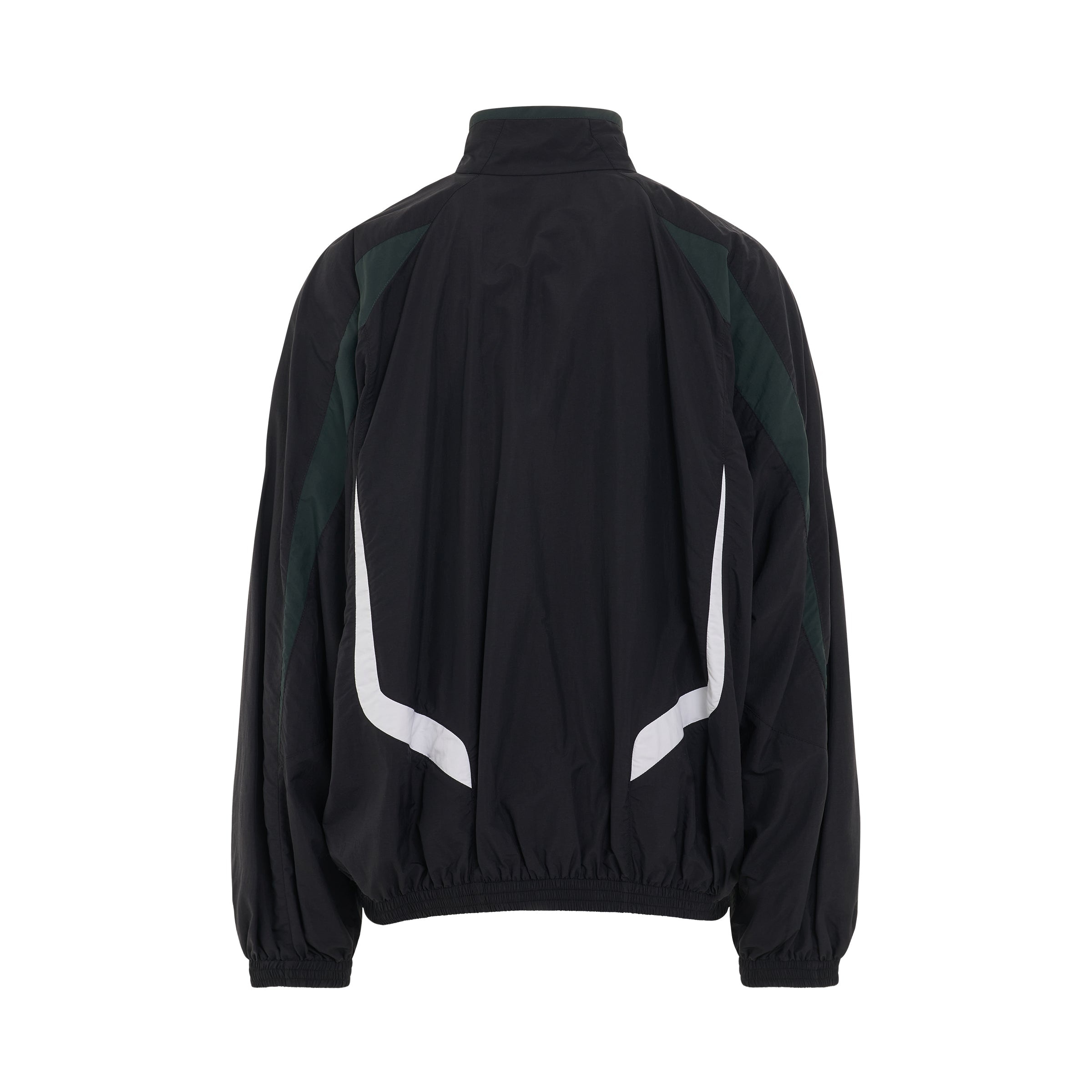 Logo Track Suit Jacket in Black - 4