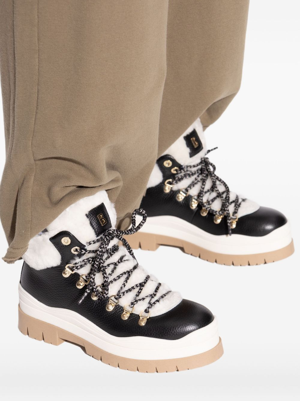 Arosa lace-up shearling trainers - 5