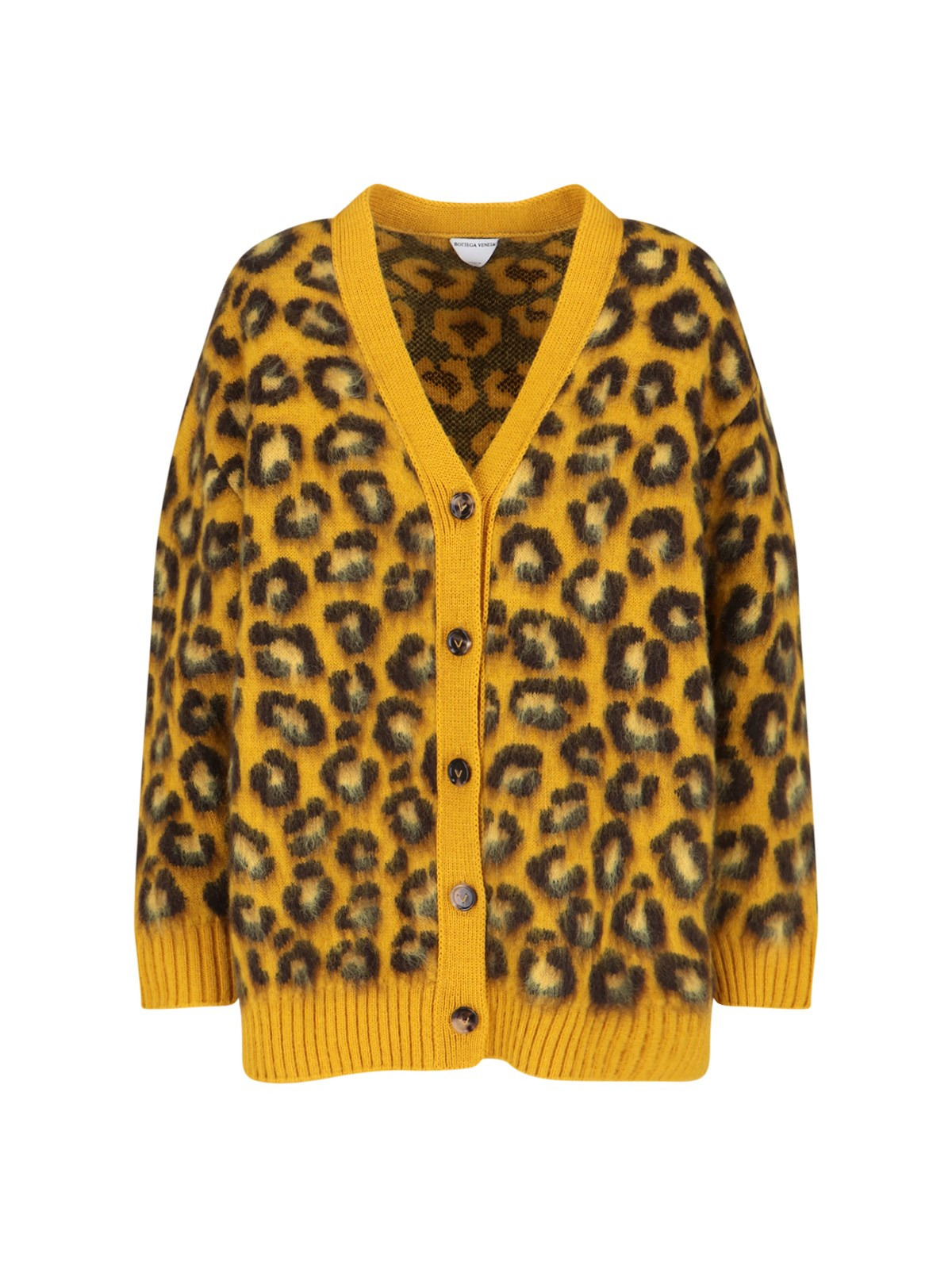 ANIMAL PRINT CARDIGAN - 1