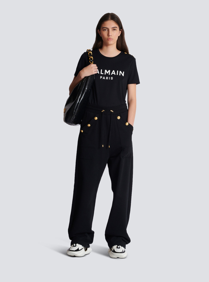 Balmain T-shirt with Balmain Paris print outlook