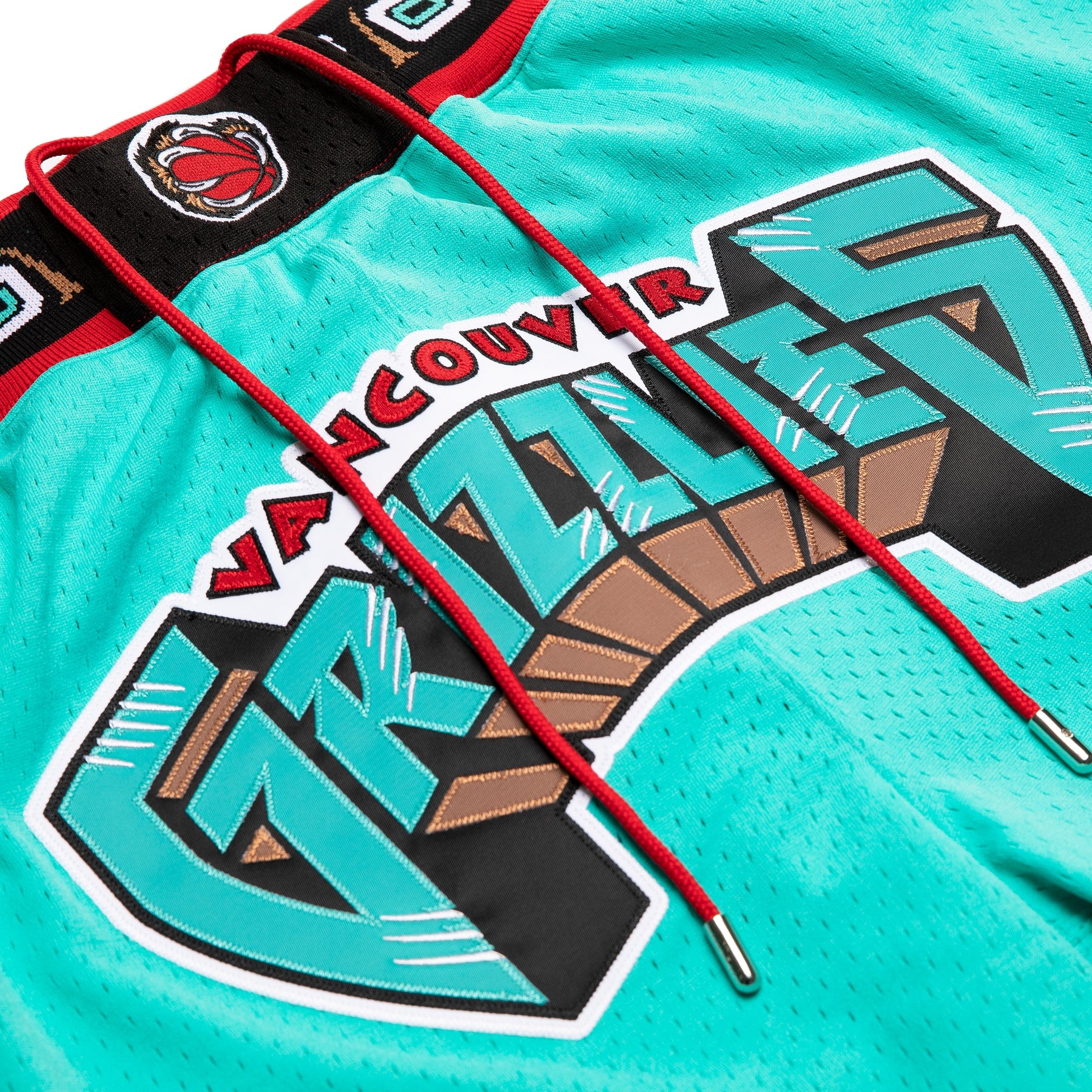 JUST DON 90'S SHORTS-VANCOUVER GRIZZLIES / TEAL - 2