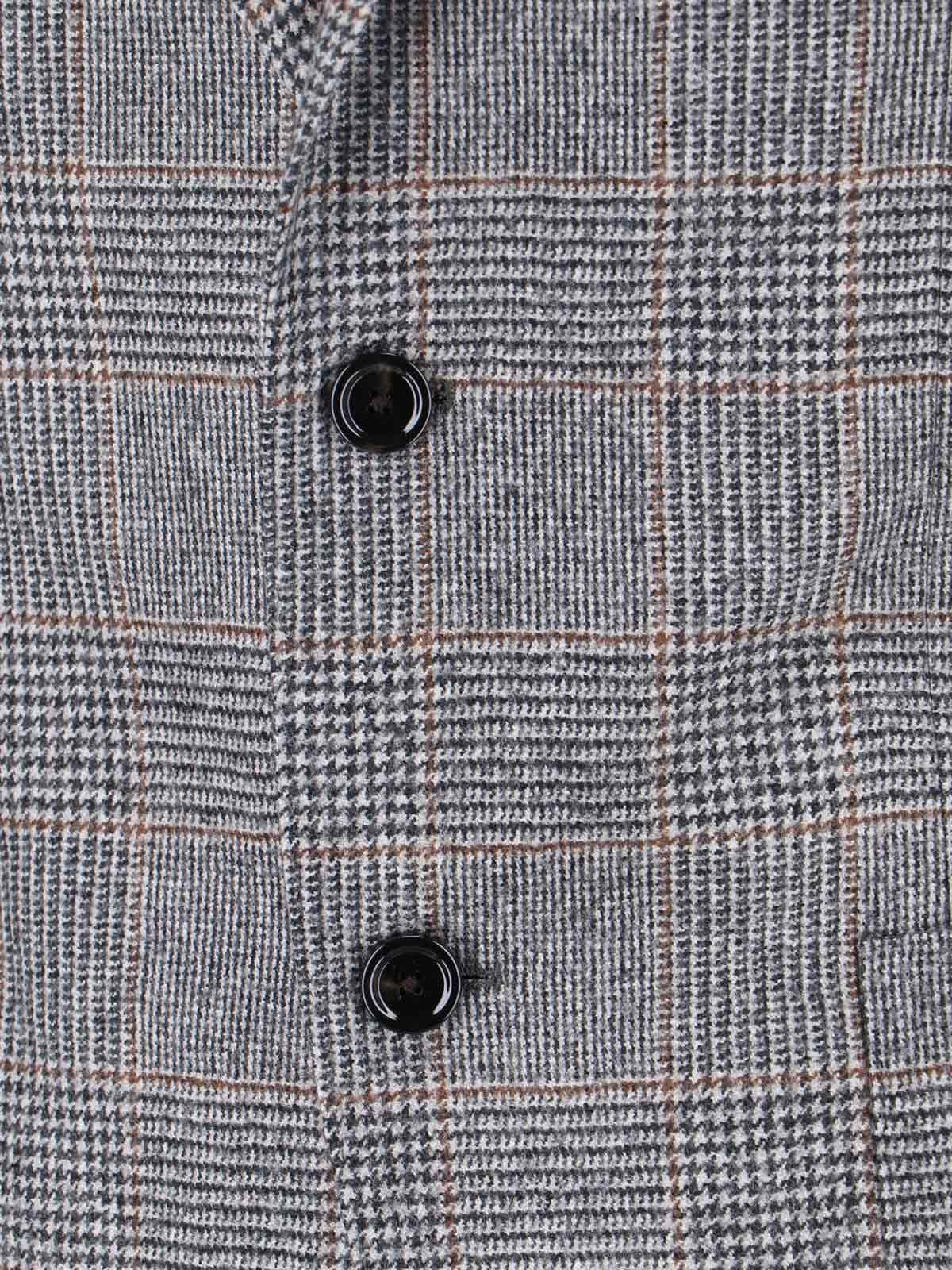 SINGLE-BREASTED VIRGIN WOOL BLAZER - 4