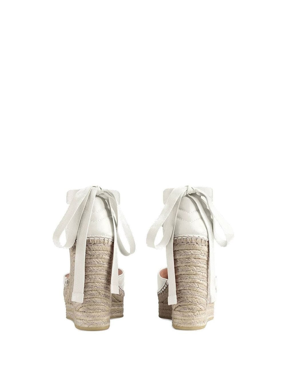 Leather platform espadrille - 3